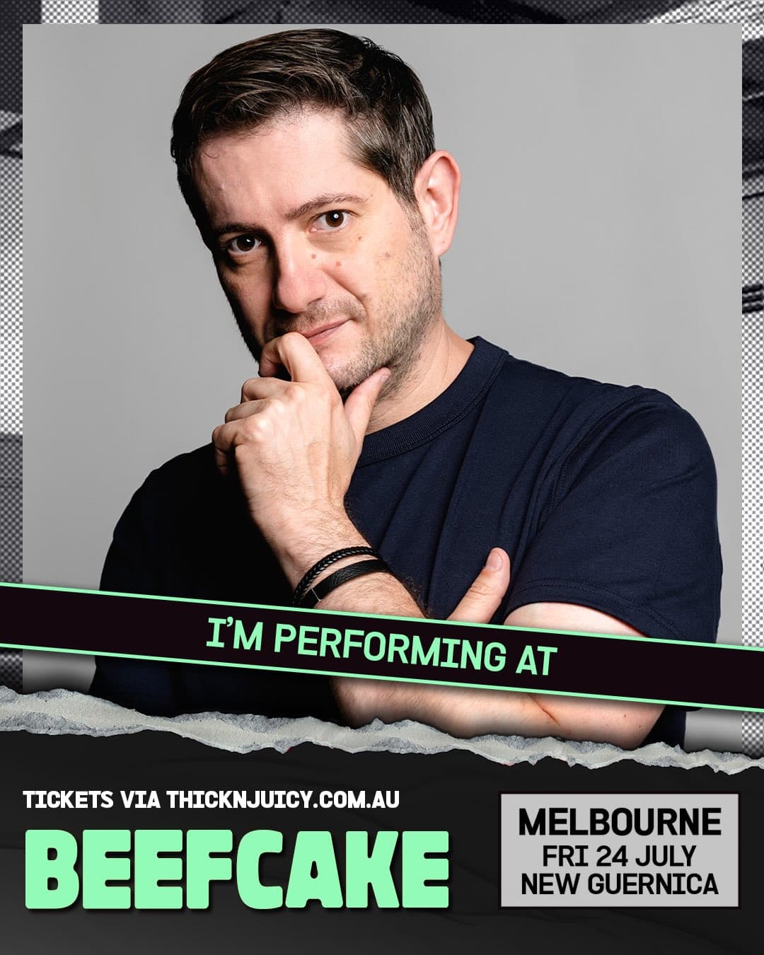 BEEFCAKE • Melbourne flyer - image 4 of 7