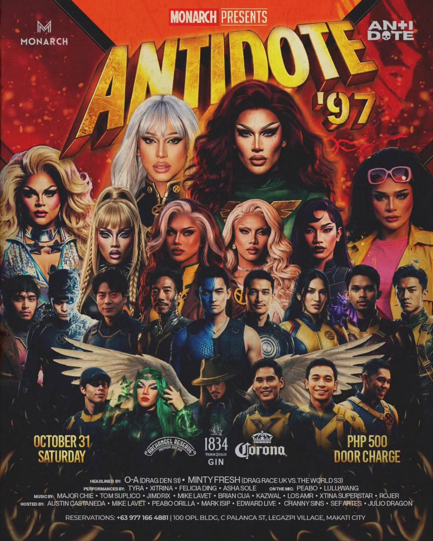 ANTIDOTE '97: TO ME MY X-MEN flyer