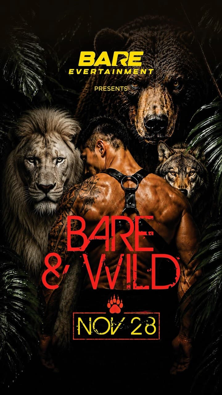 BARE & WILD by Bare Evertainment flyer
