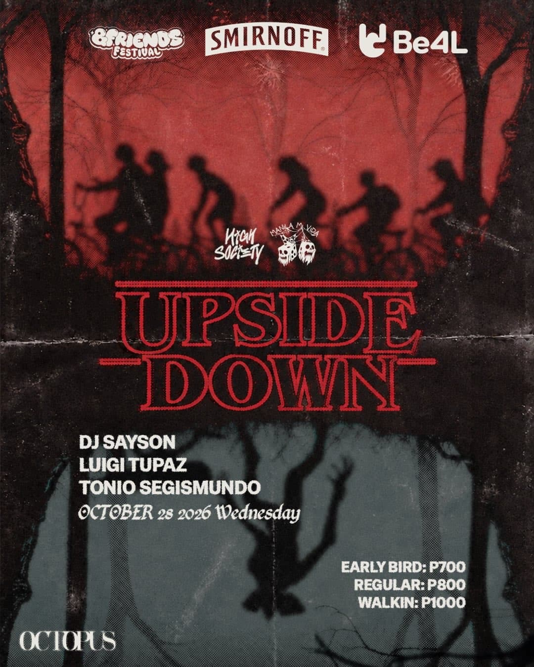 UPSIDE DOWN flyer