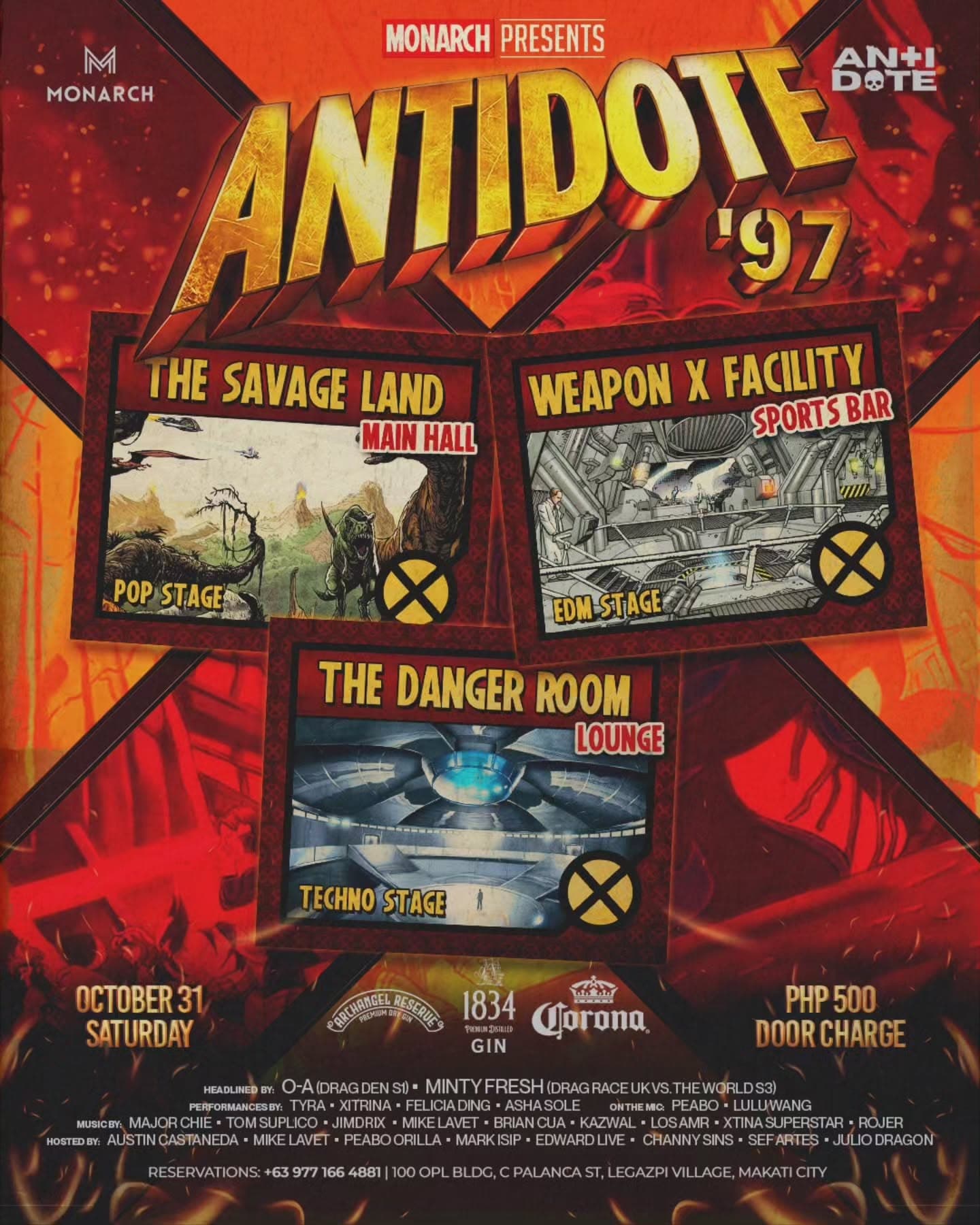ANTIDOTE '97: TO ME MY X-MEN flyer - image 4 of 4
