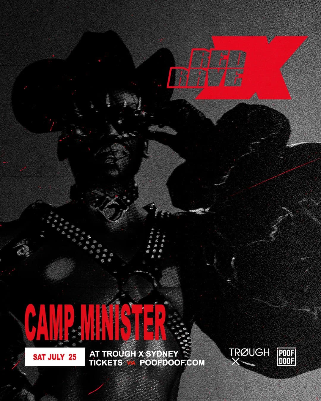 RED RAVE X Sydney flyer - image 2 of 4