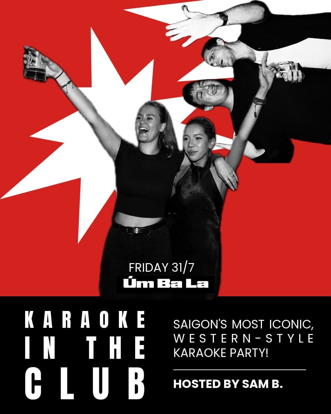 Karaoke in the Club flyer