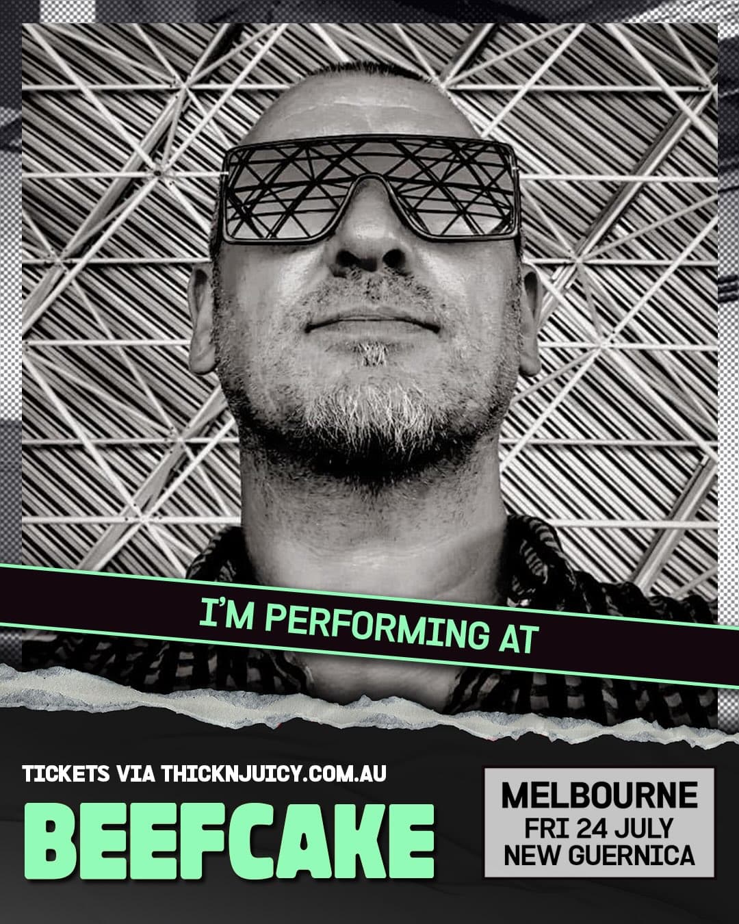 BEEFCAKE • Melbourne flyer - image 5 of 7