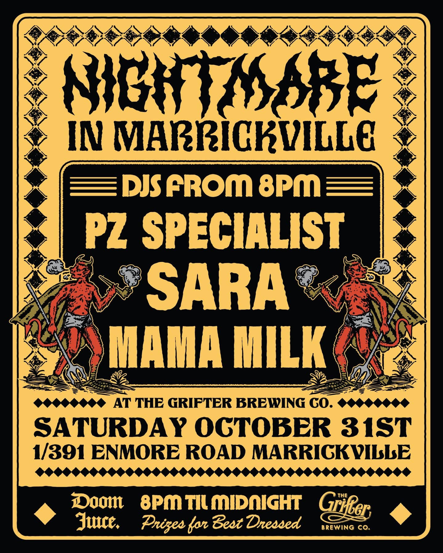 Nightmare in Marrickville flyer