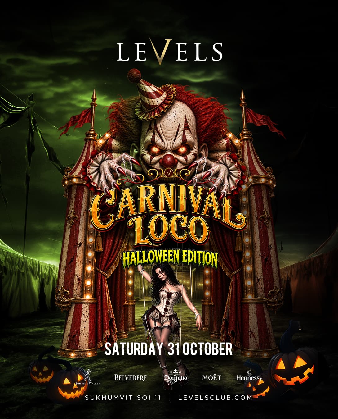 Levels Halloween flyer - image 3 of 3