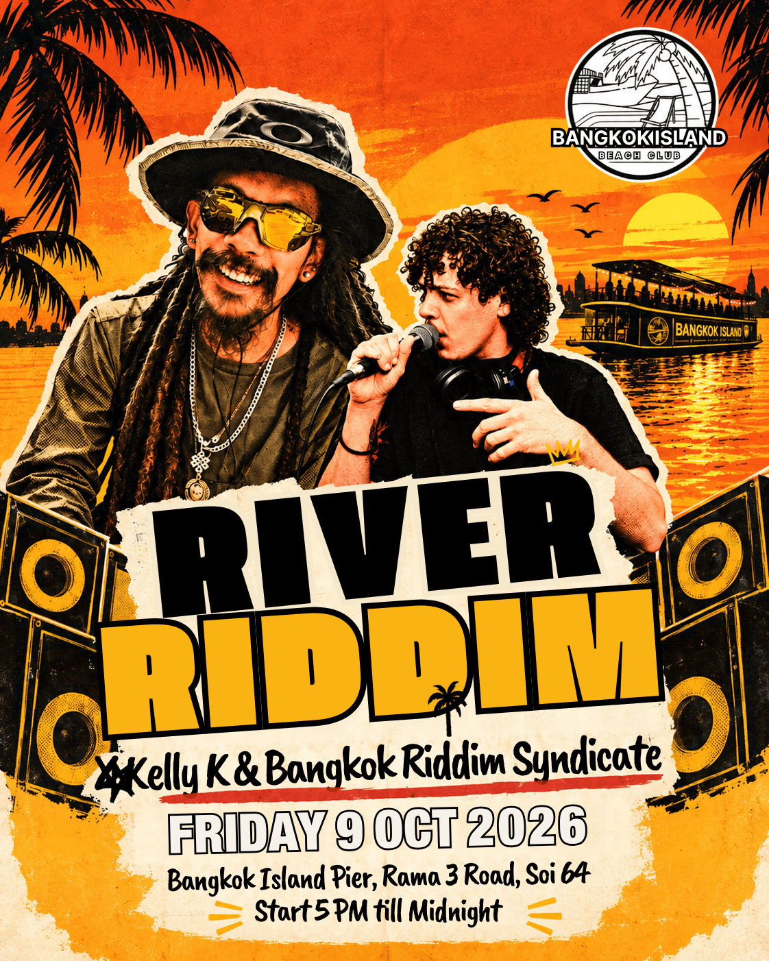 River Riddim flyer