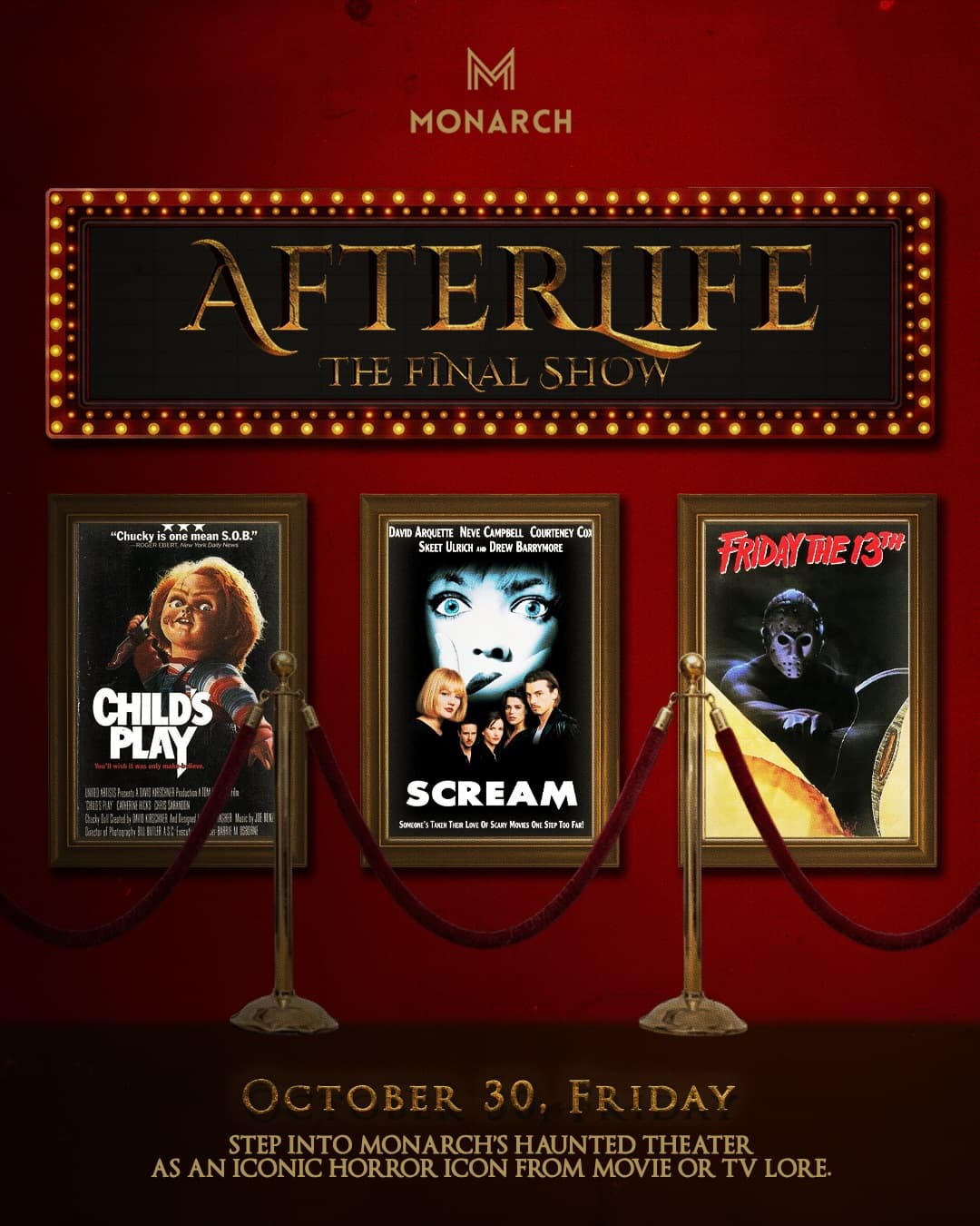 LEGENDS: A 3-Night Halloween Series at Monarch flyer - image 3 of 4