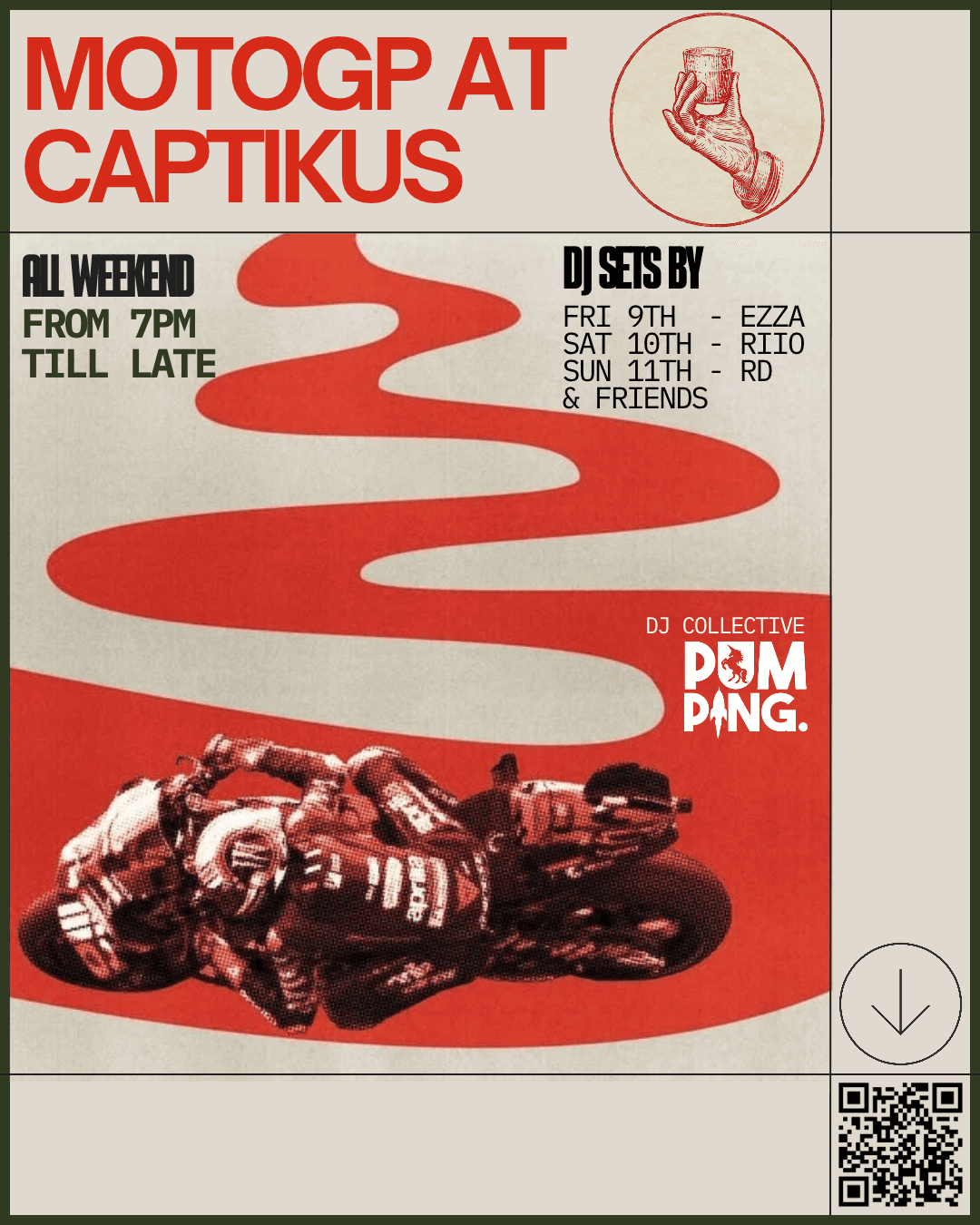 MotoGP at Captikus: Ezza flyer