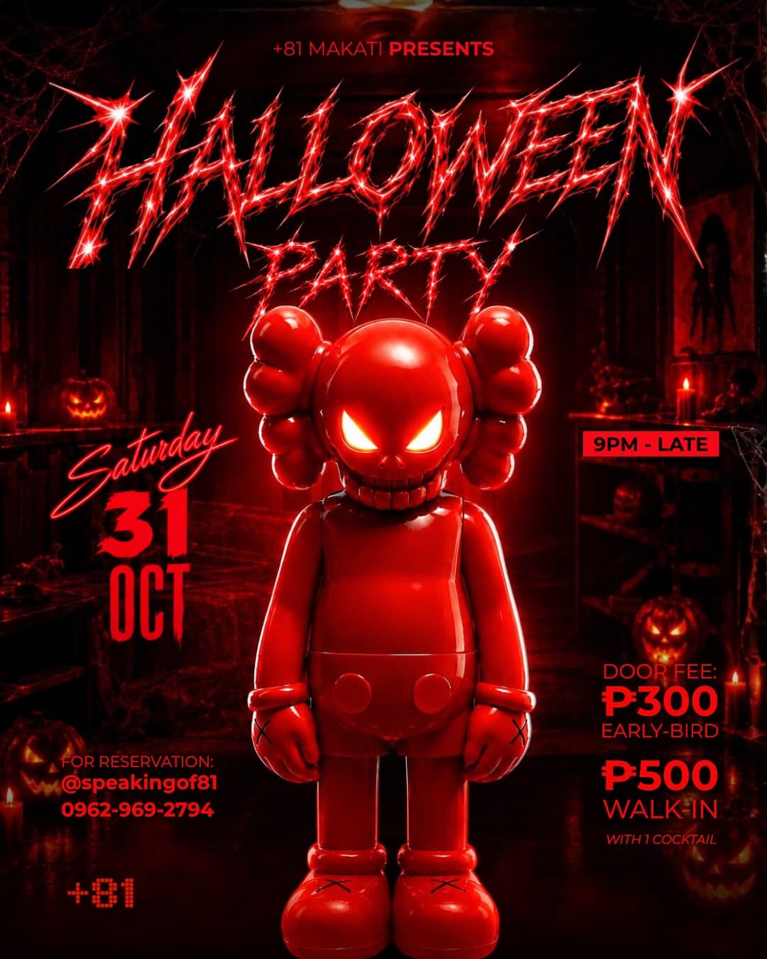 HALLOWEEN PARTY flyer