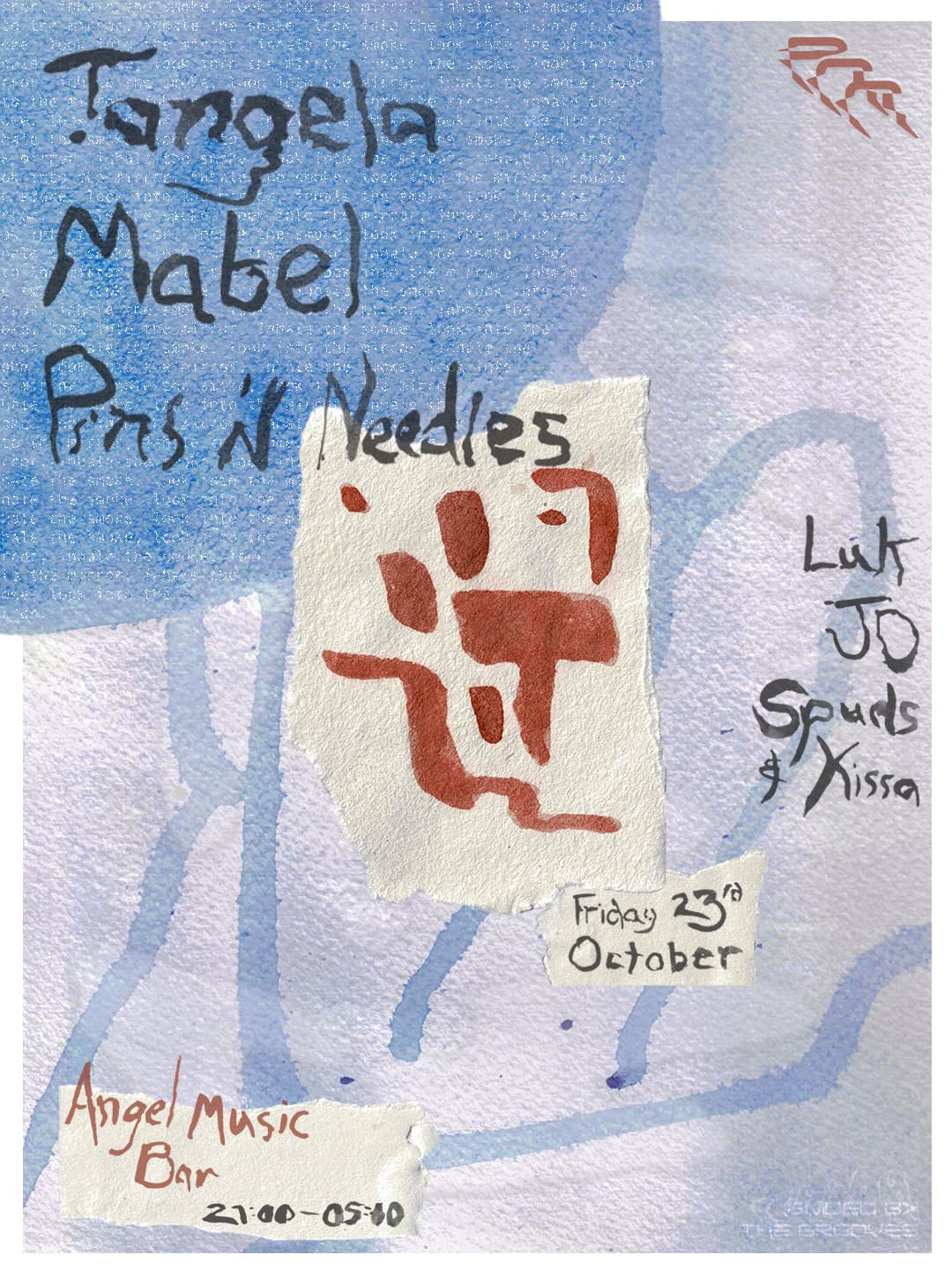 Pins 'N Needles pres. Mabel, Tangela, Pins 'N Needles flyer
