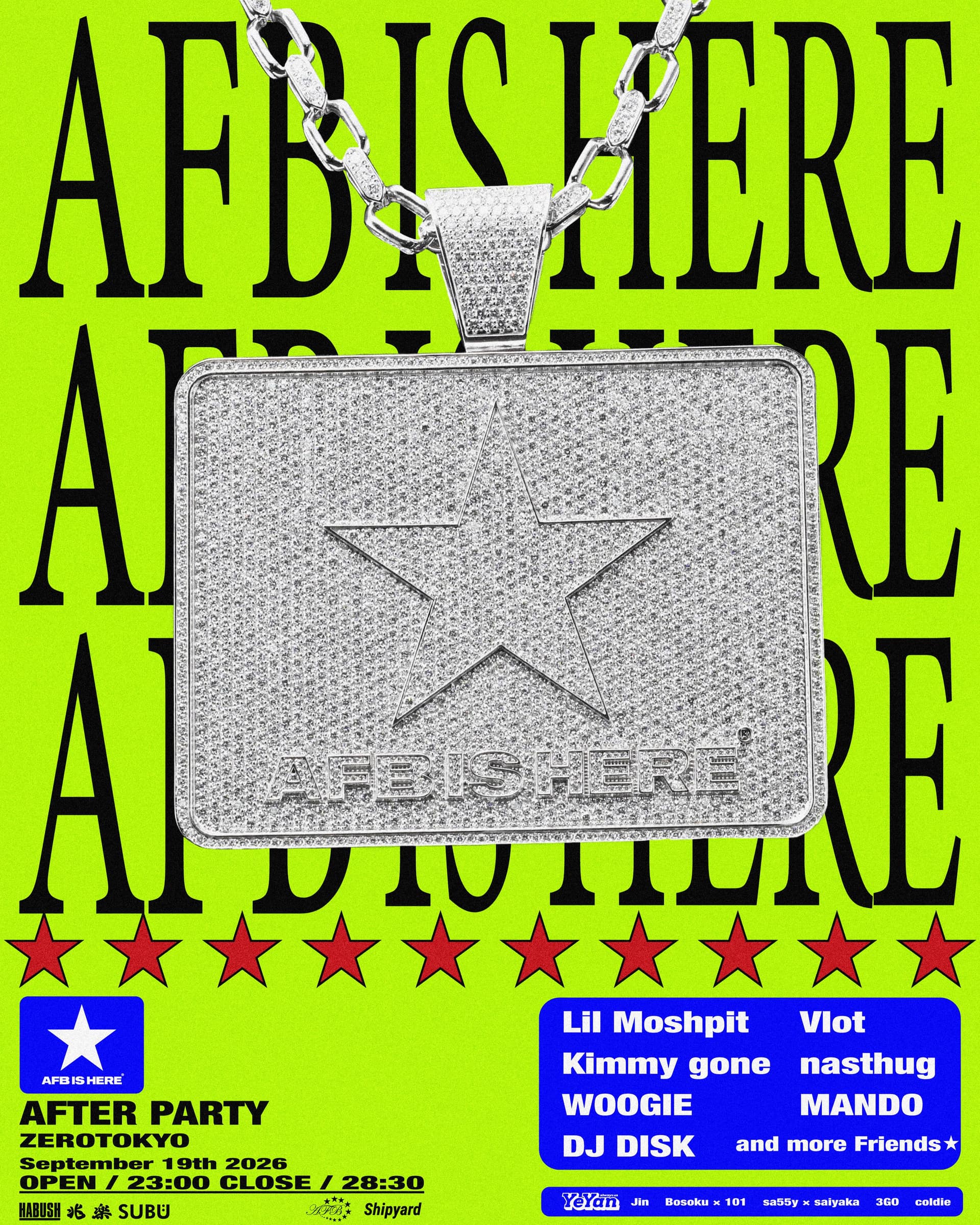 AFB IS HERE®︎ - 1st Compilation Album Release Event flyer