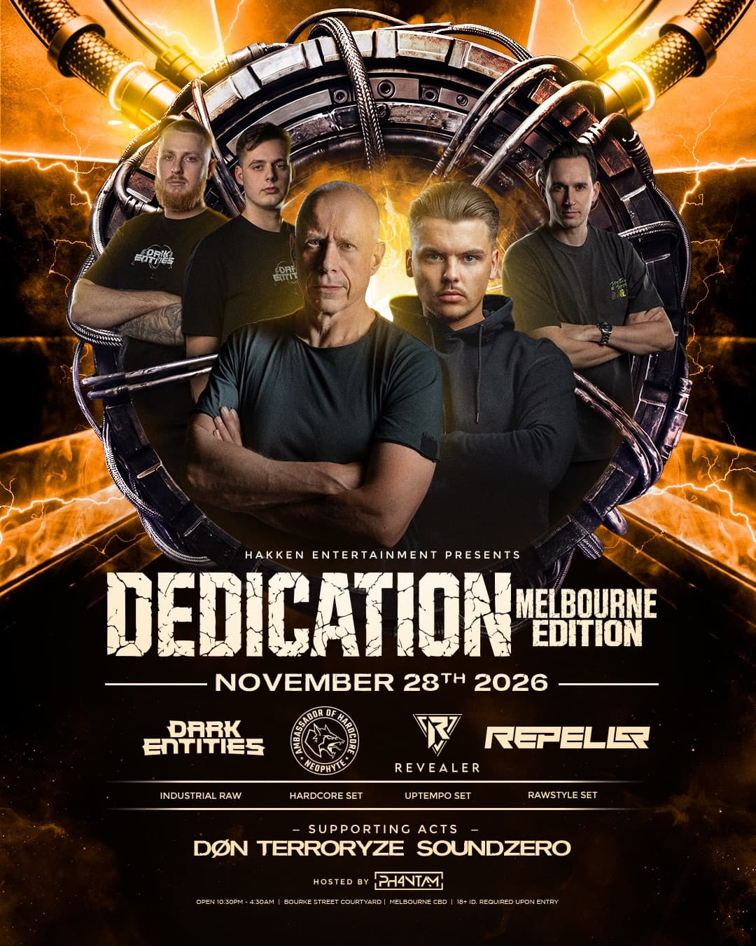 DEDICATION The Melbourne Edition flyer