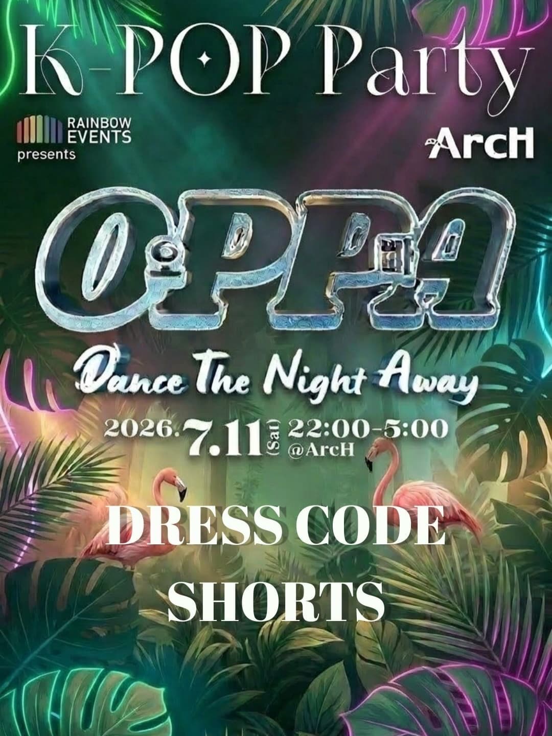 OPPA - Dance The Night Away flyer - image 3 of 3
