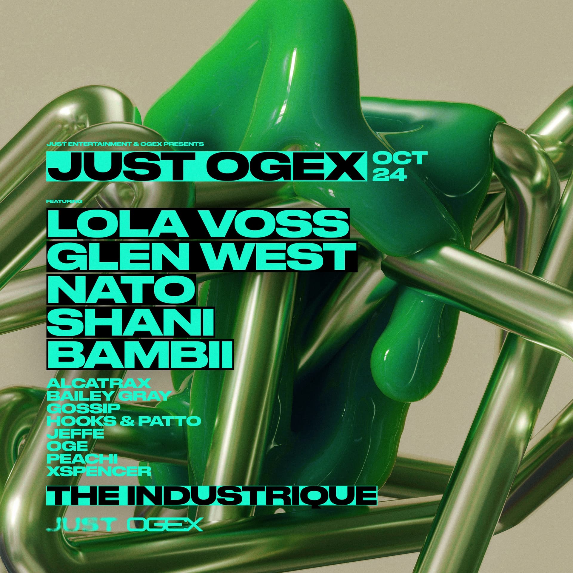 JUST OGEX flyer