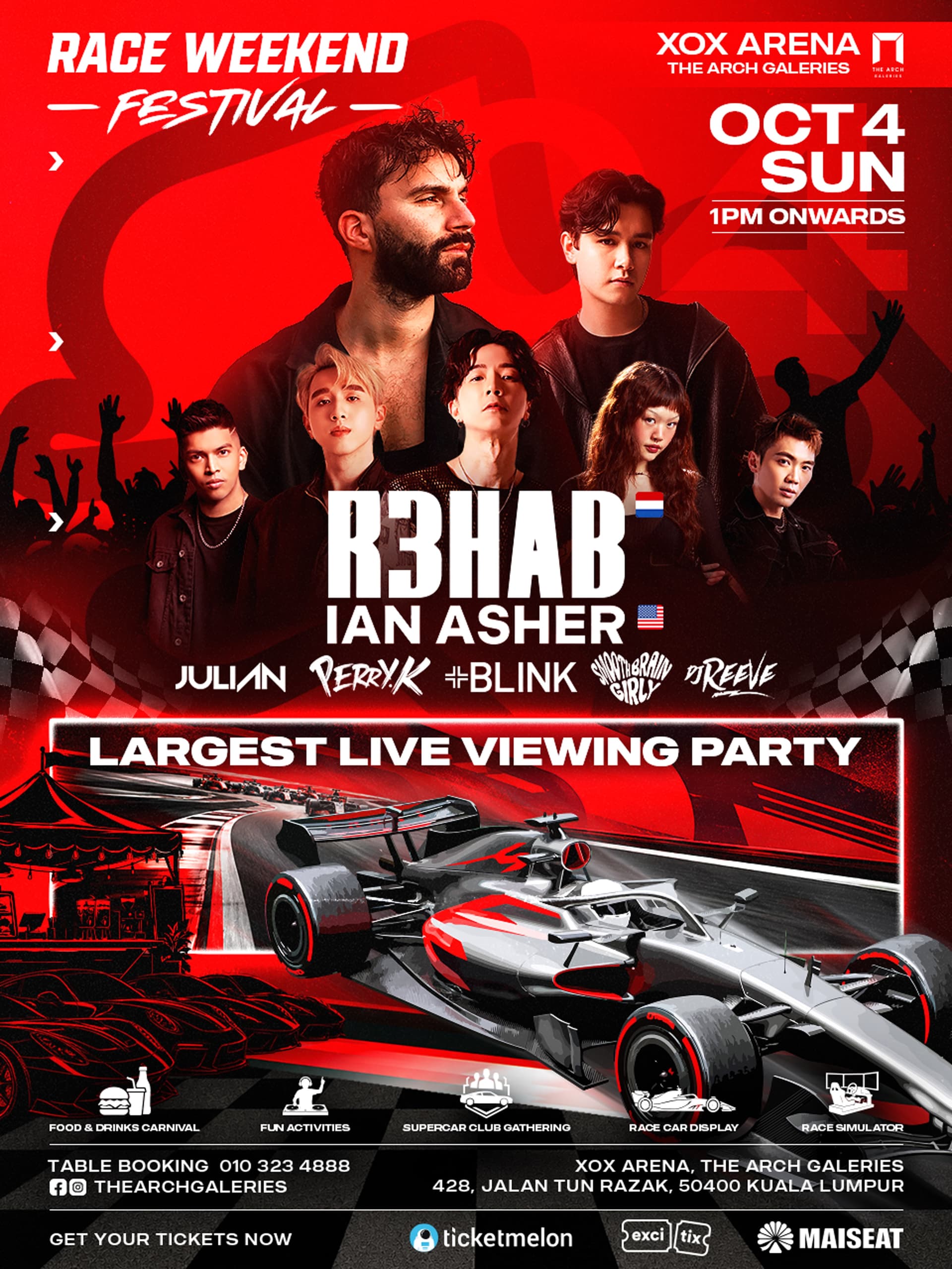 Race Weekend Festival Malaysia flyer
