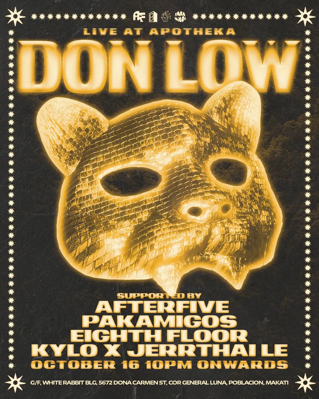 Pakamigos presents: Don Low Live flyer
