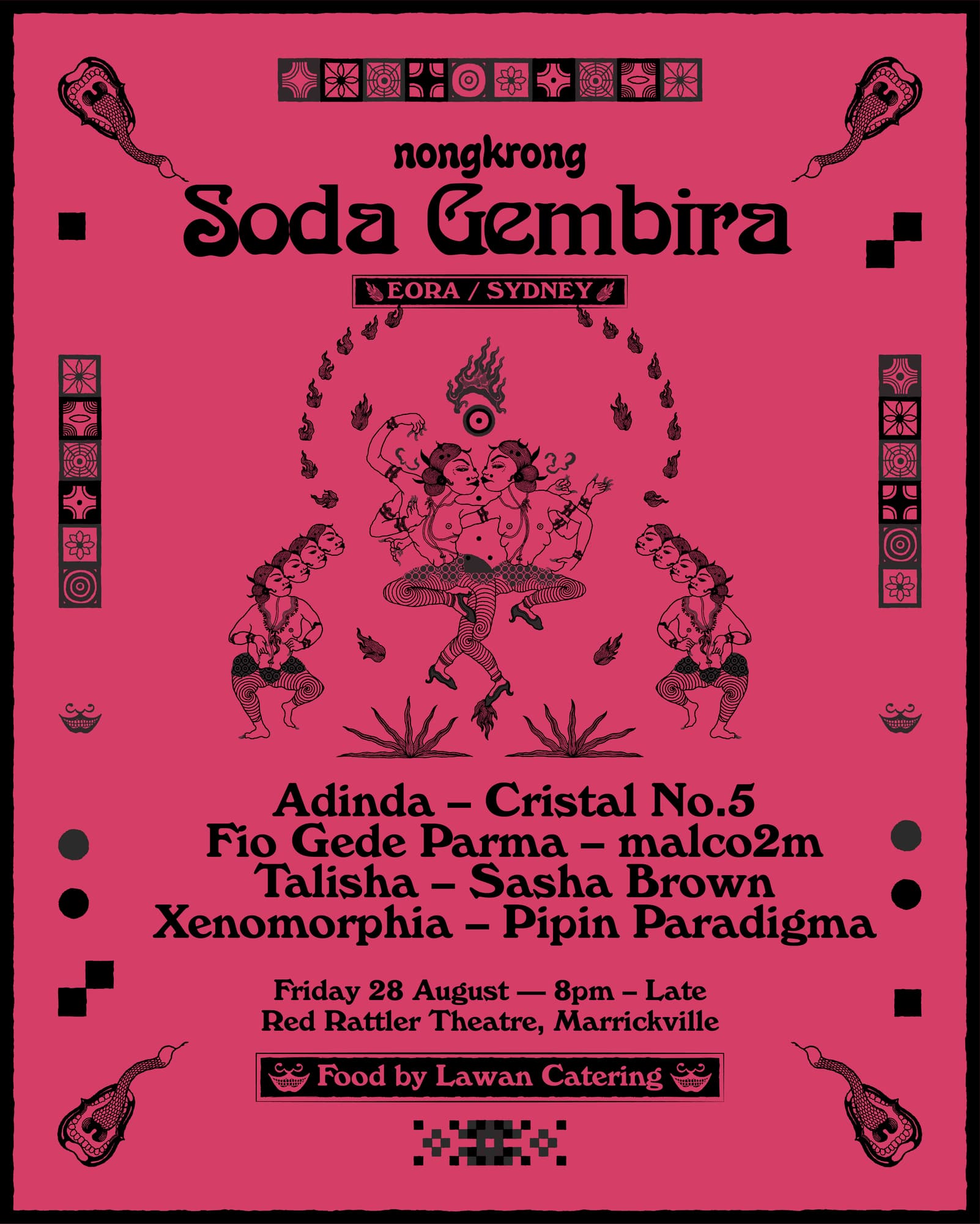 NONGKRONG 2026: Soda Gembira Eora (Sydney) flyer