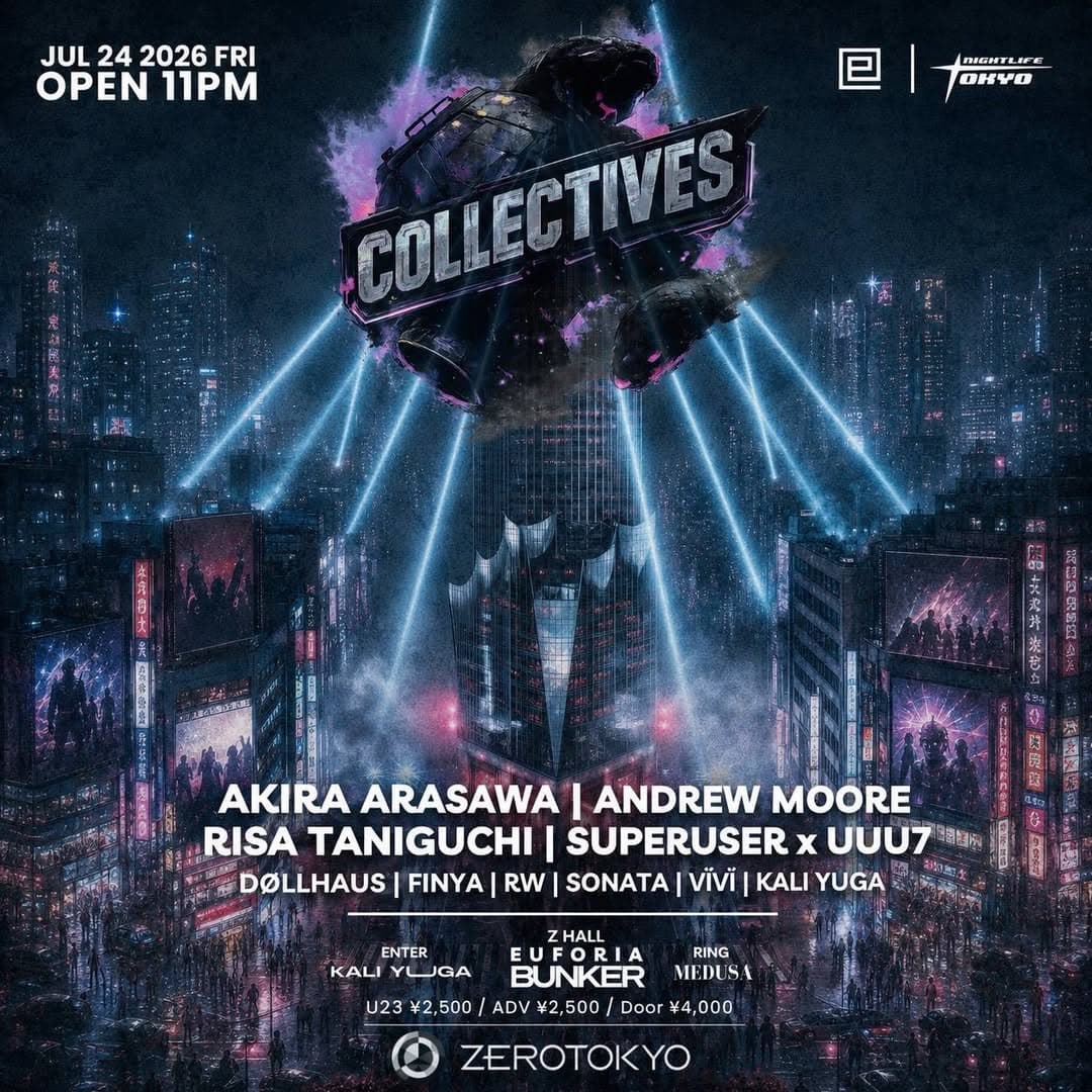 COLLECTIVE by BUNKER×EUFORIA flyer