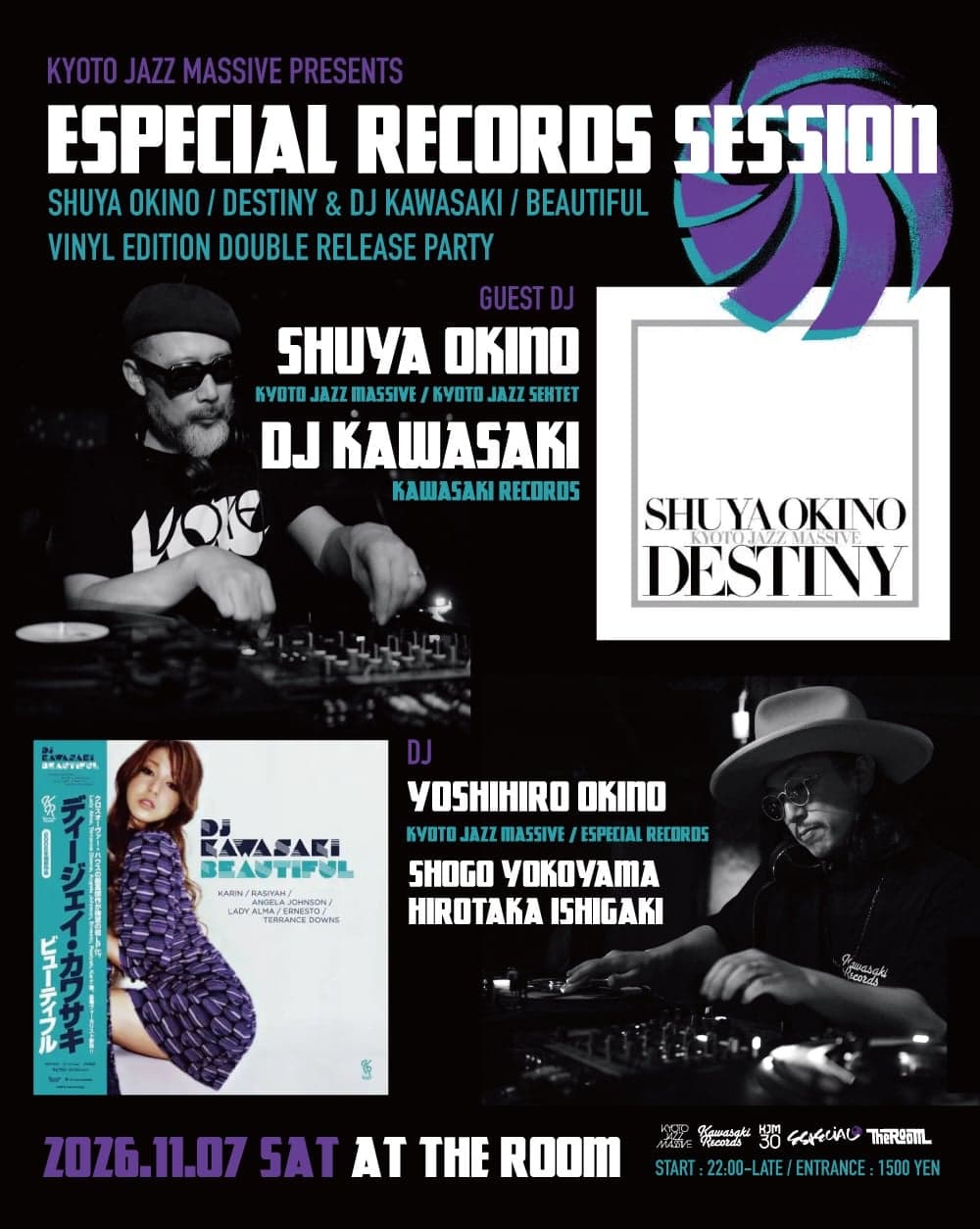 Kyoto Jazz Massive presents 'ESPECIAL RECORDS SESSION' flyer