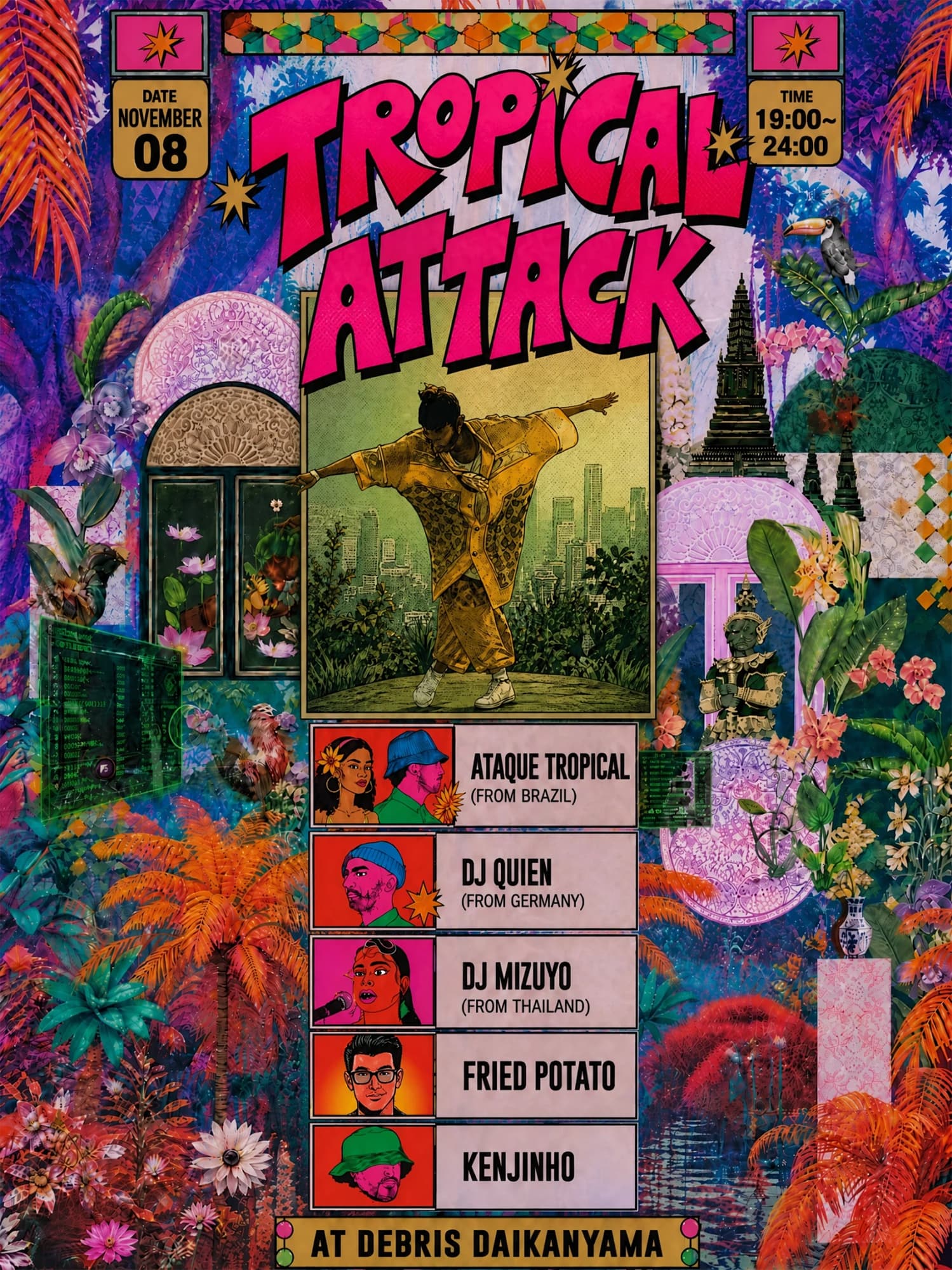Tropical Attack flyer