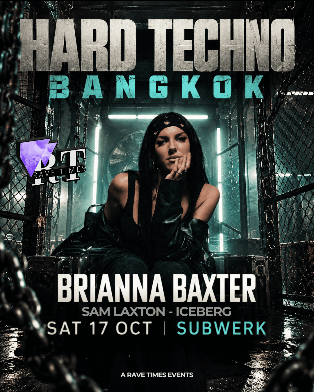 Hard Techno with BRIANNA BAXTER - by Rave Times flyer