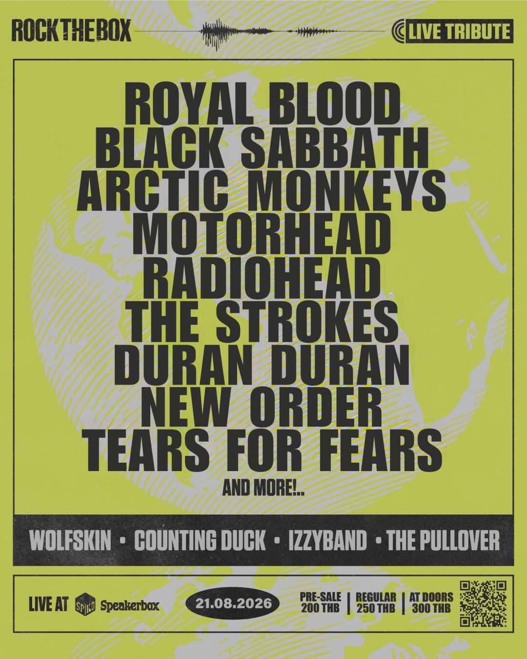 ROCK THE BOX: LIVE TRIBUTE flyer