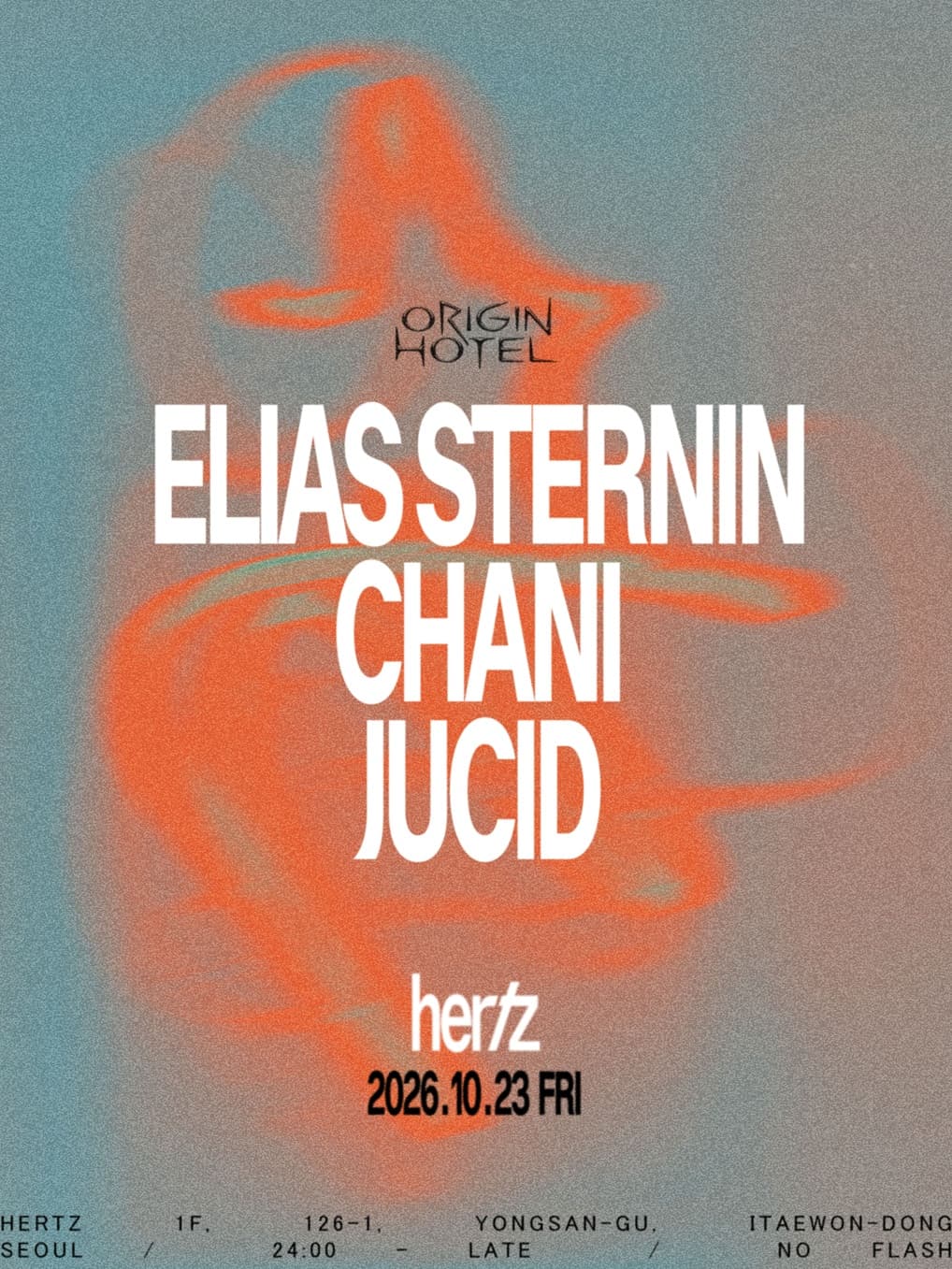 Hertz 헤르츠: *Origin Hotel* With Elias Sternin flyer