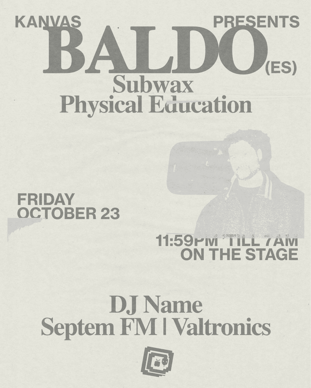 Baldo (ES) – Kanvas Presents flyer