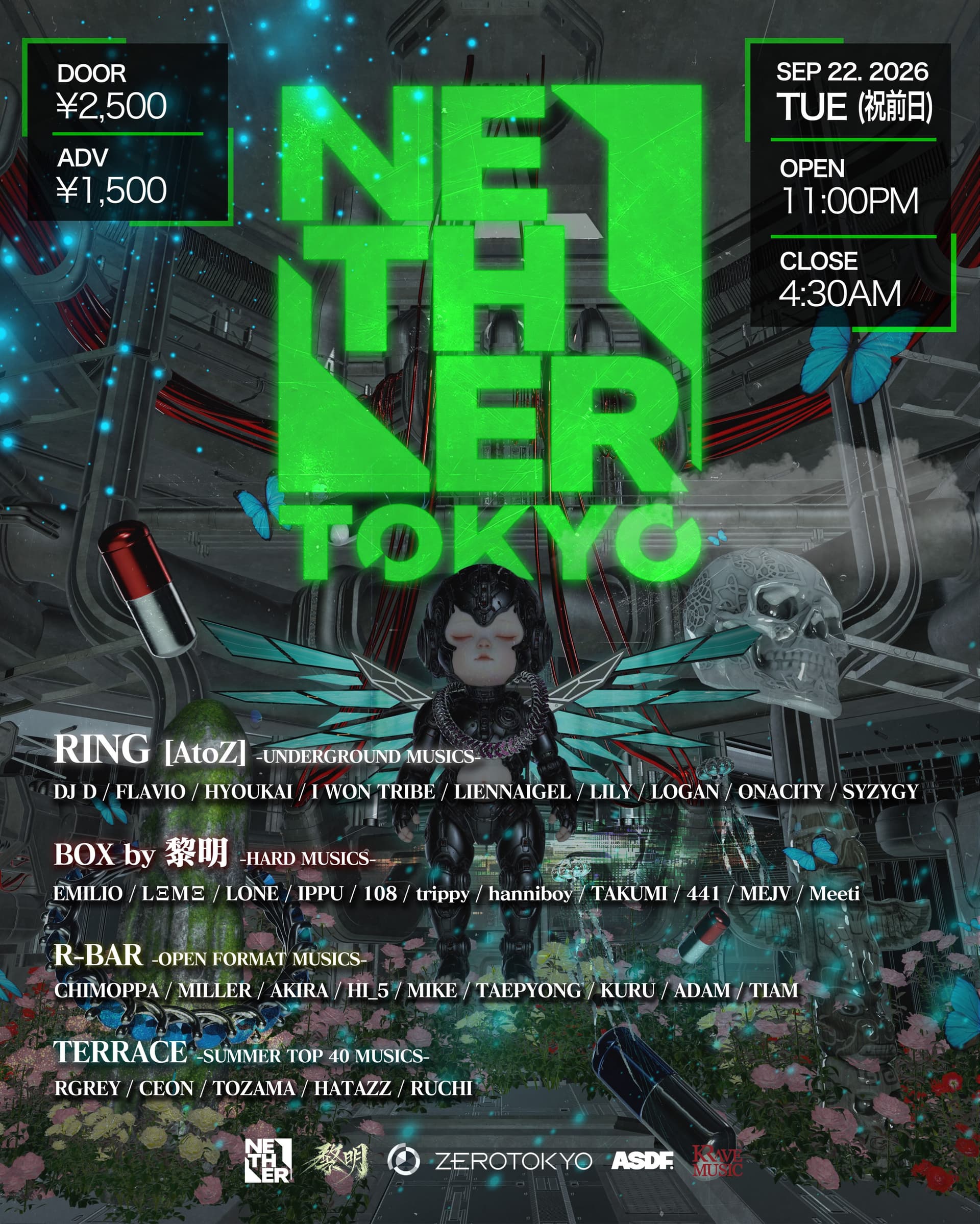 NETHER TOKYO vol.2 flyer