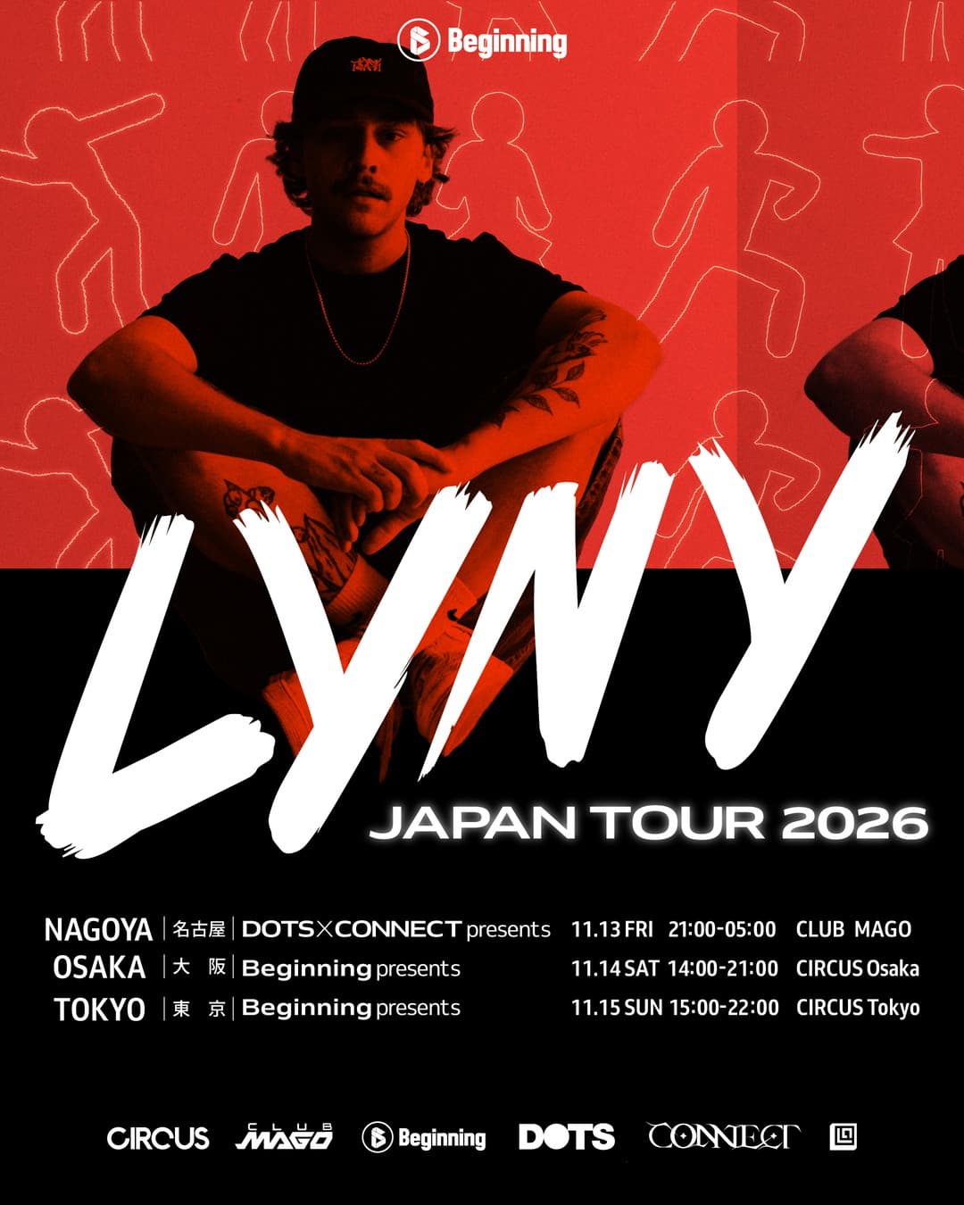 LYNY Tokyo show flyer