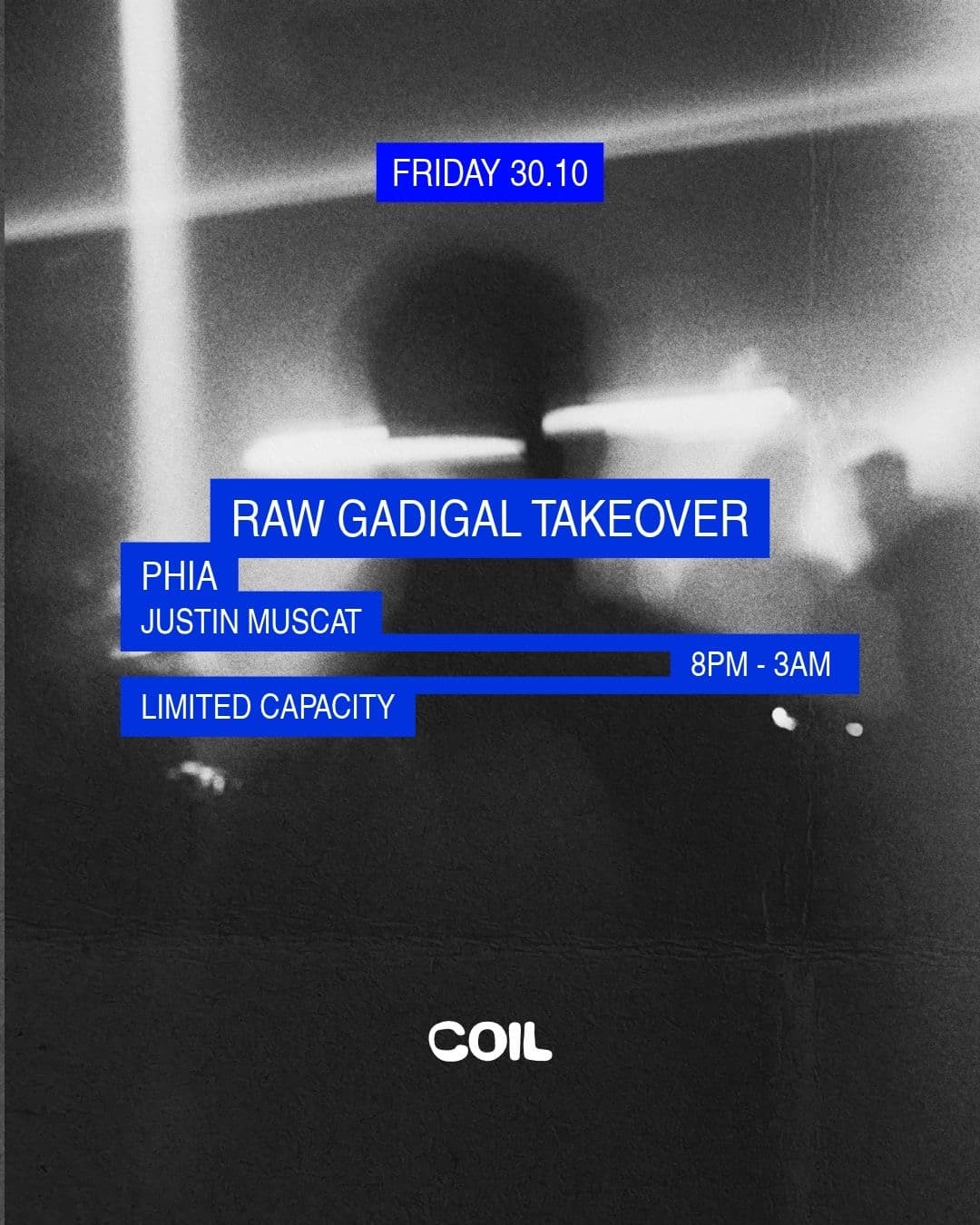 RAW Gadigal Takeover flyer