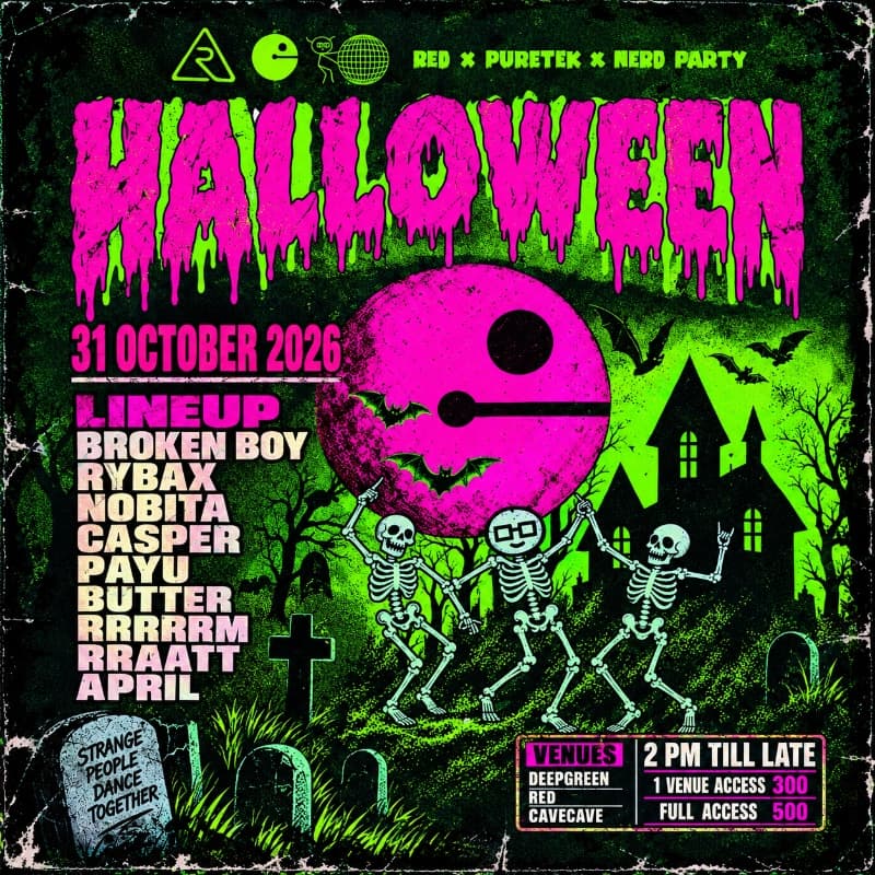 Halloween 3D: Dance, Dead & Decks flyer