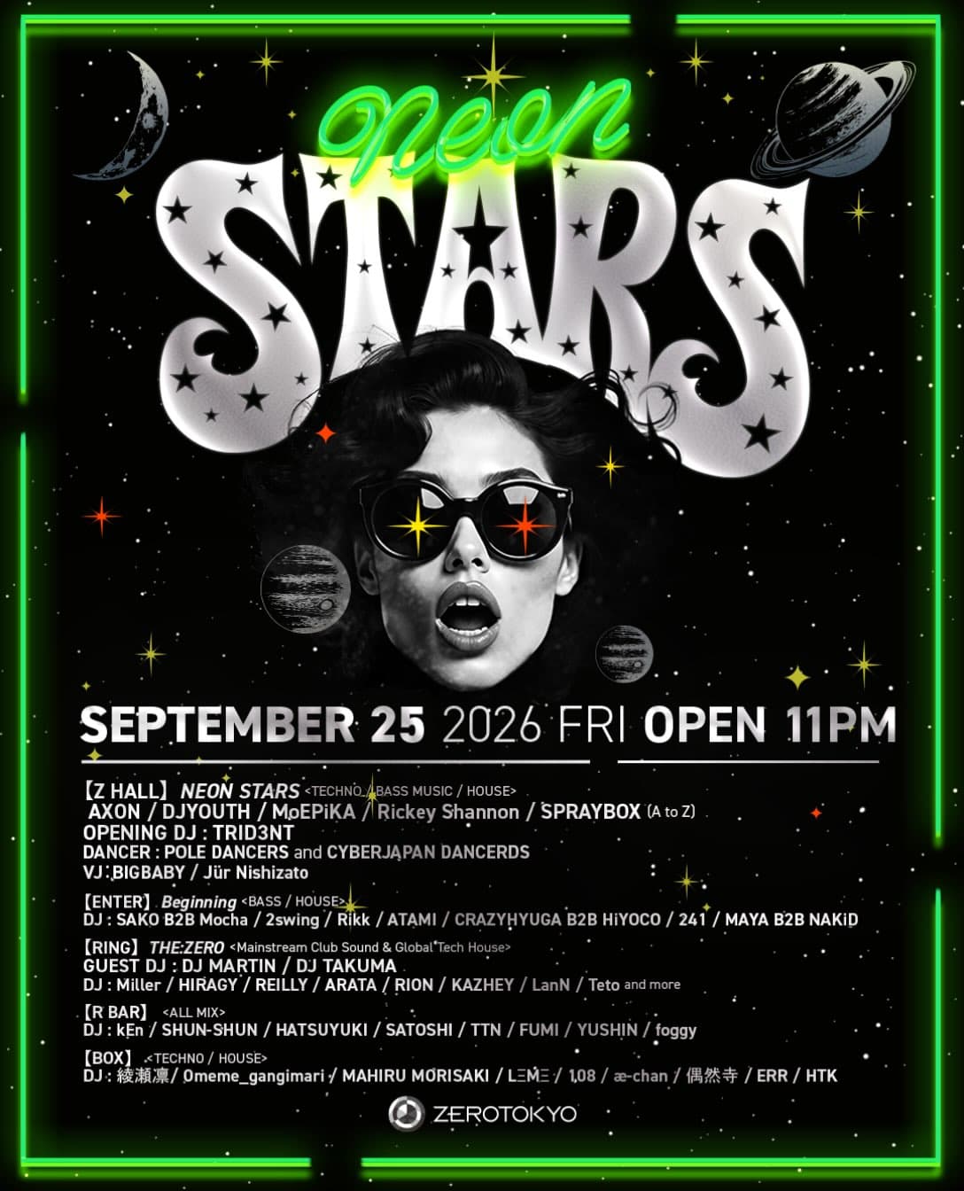 NEON STARS Vol.02 flyer