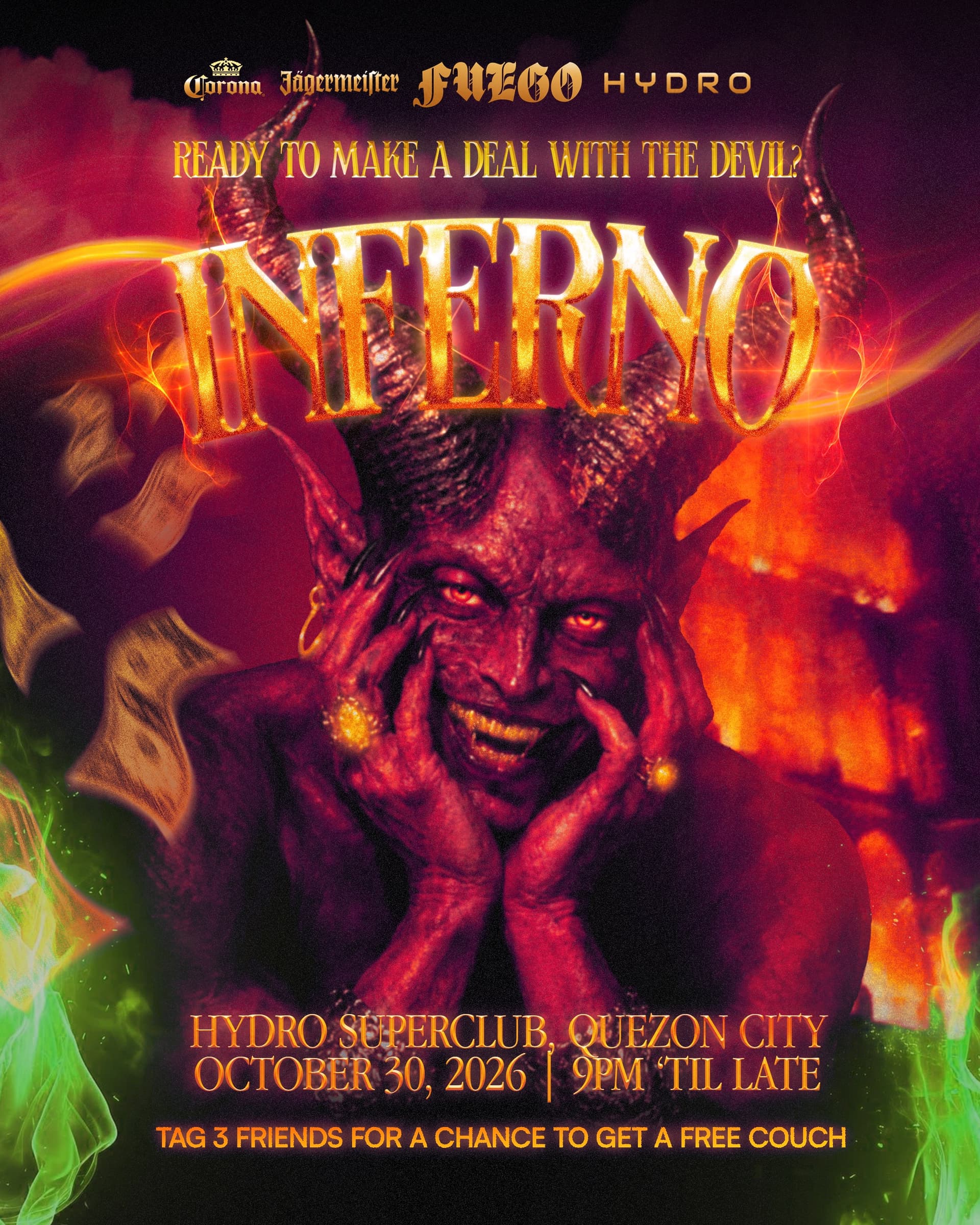 Fuego's Inferno flyer