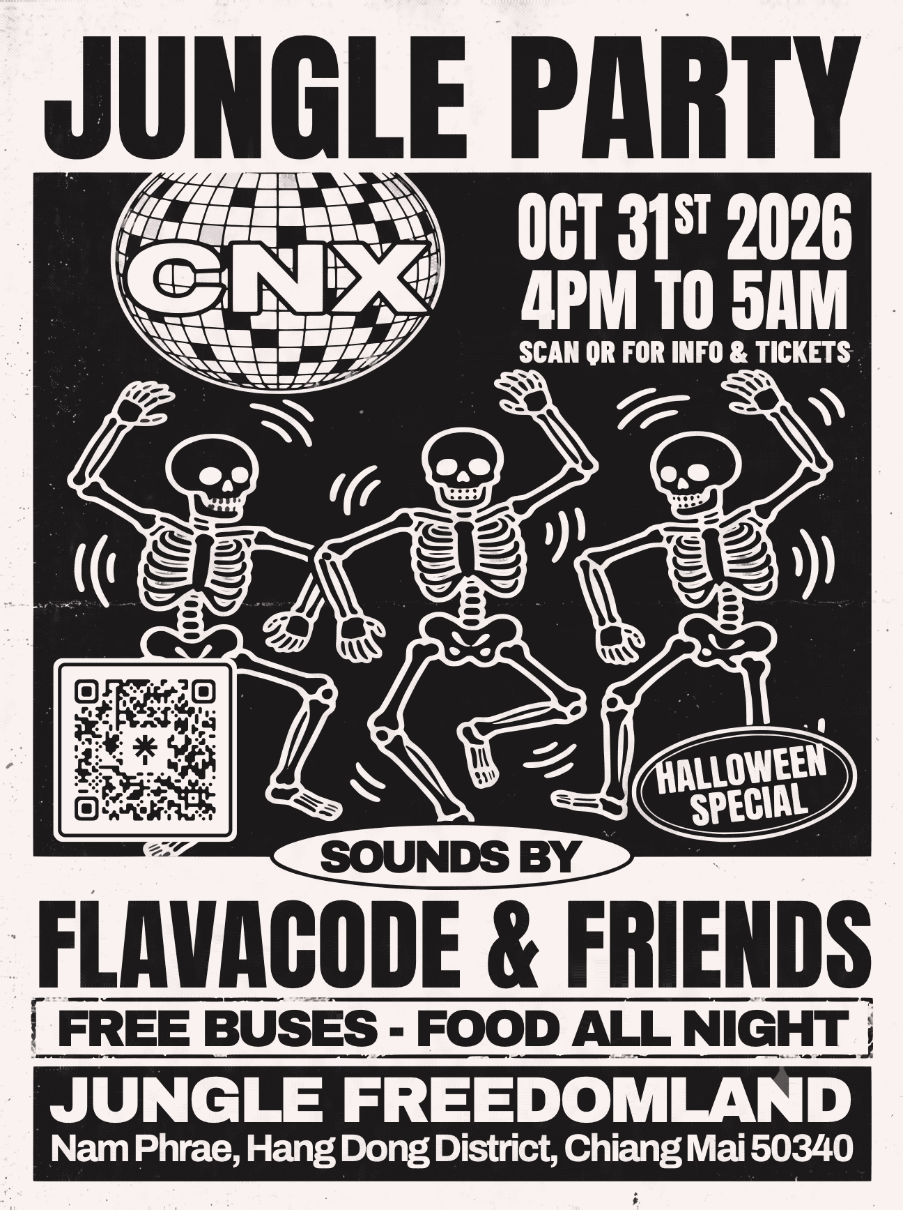 Chiang Mai Halloween Jungle Party flyer