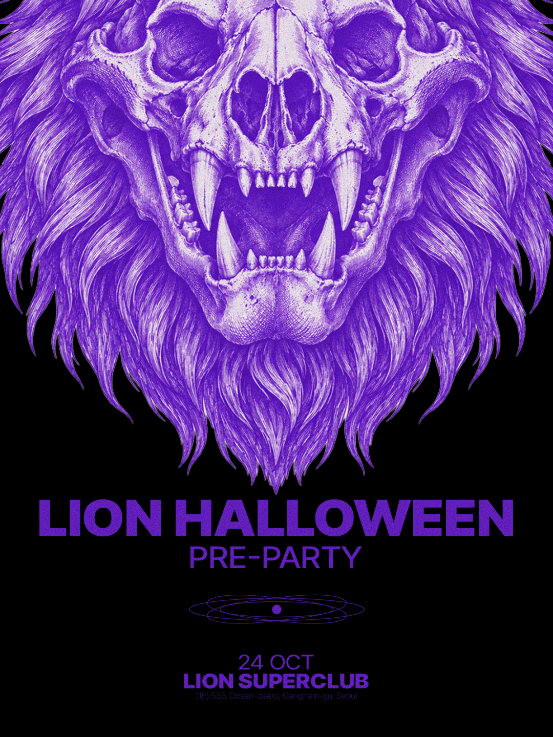 LION HALLOWEEN PRE-PARTY flyer