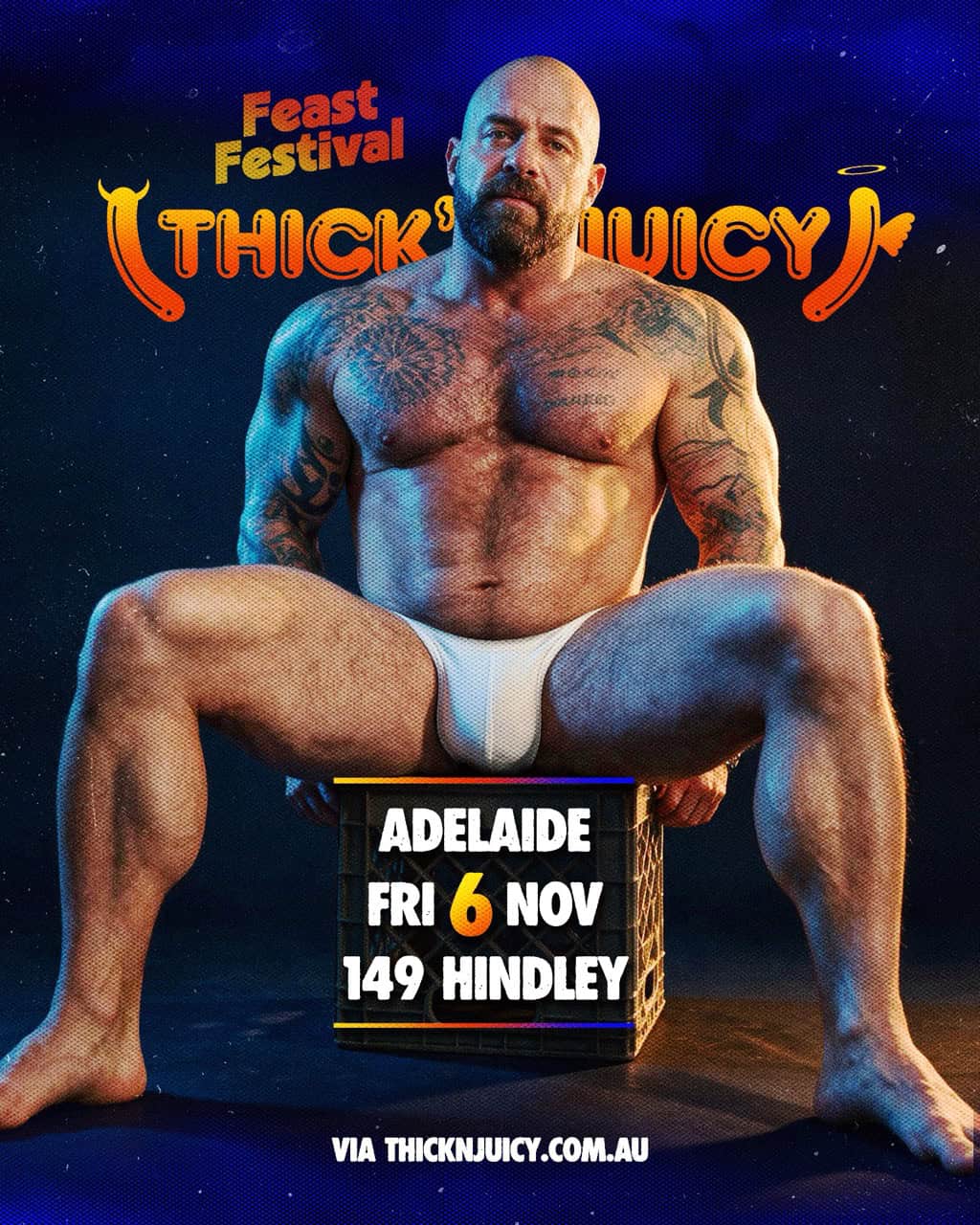 THICK ‘N’ JUICY Feast Festival flyer