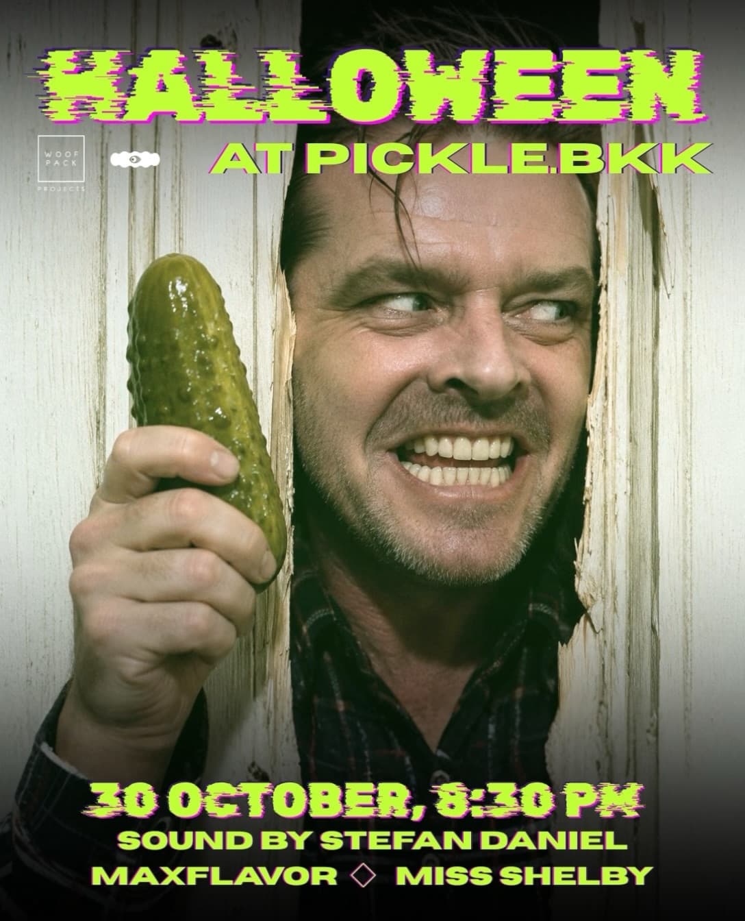 HALLOWEEN house party at PICKLE flyer