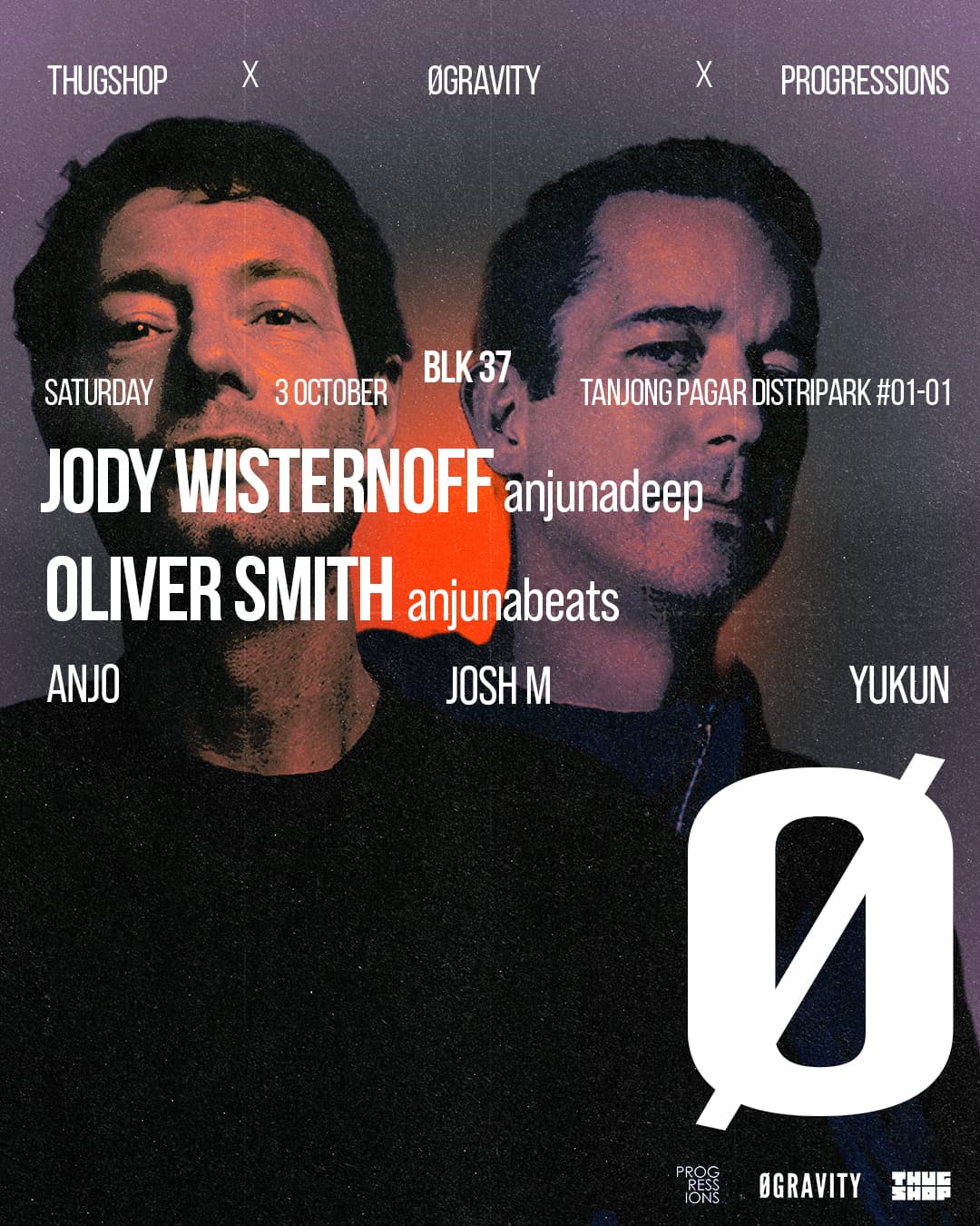 The Thugshop Warehouse Party feat. Jody Wisternoff & Oliver Smith flyer