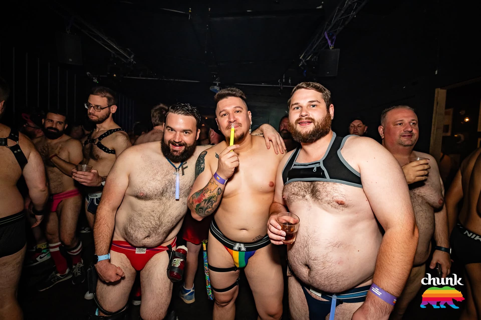 CHUNK: BEAR MINIMUM | UNDERWEAR PARTY flyer - image 3 of 7