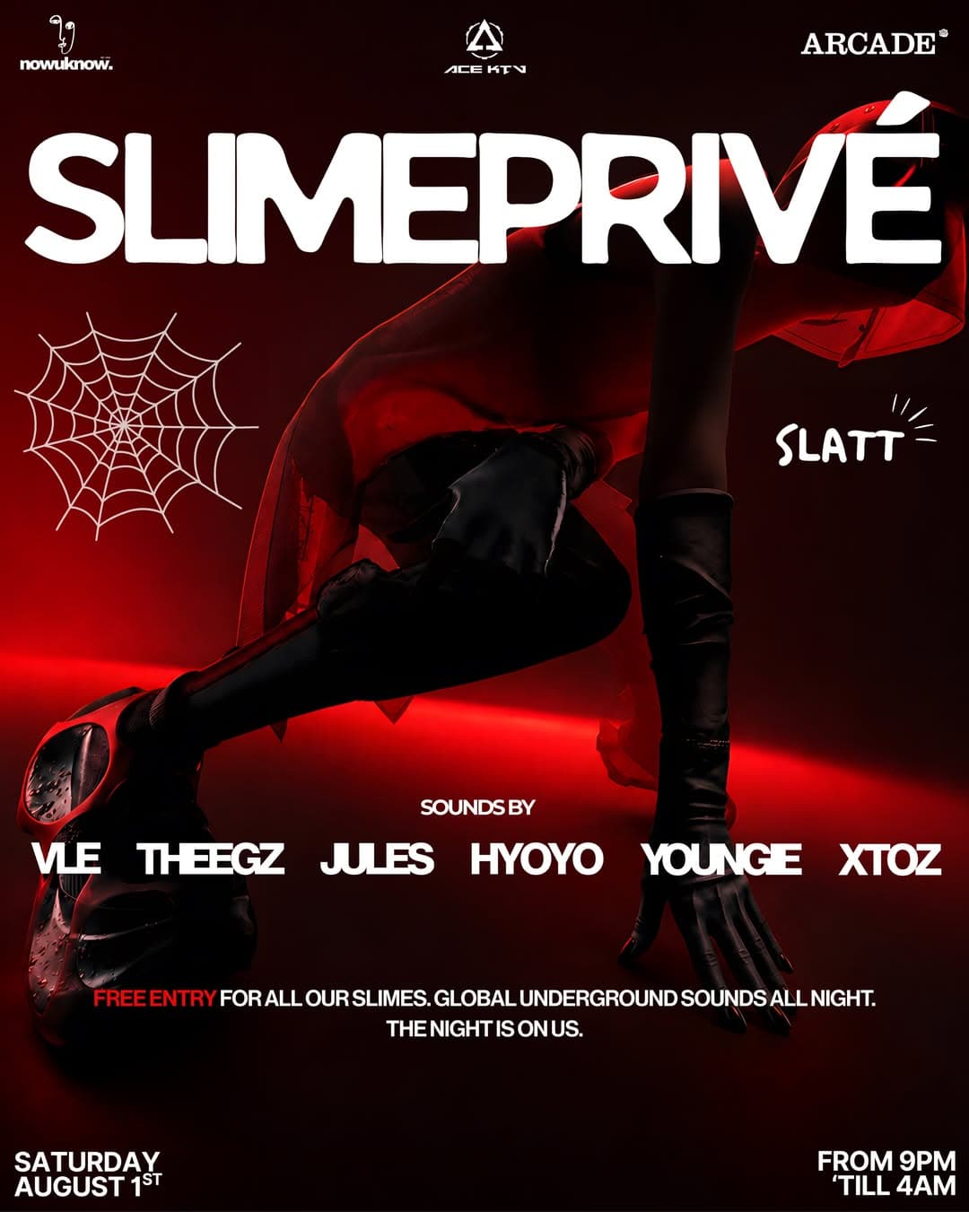 SLIMEPRIVÉ flyer