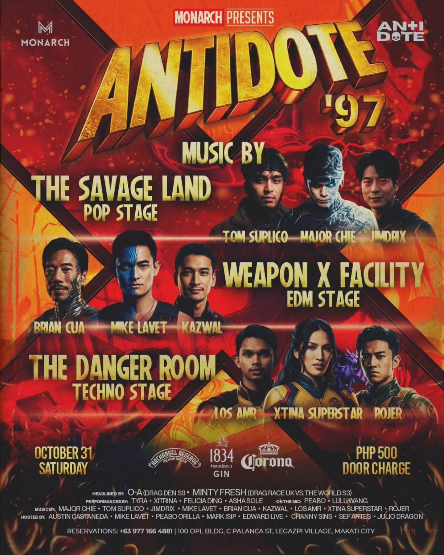 ANTIDOTE '97: TO ME MY X-MEN flyer - image 2 of 4