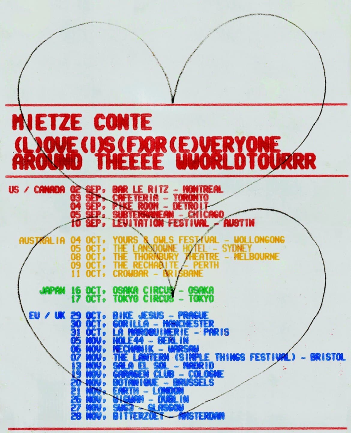 synts presents: Mietze Conte flyer - image 2 of 2