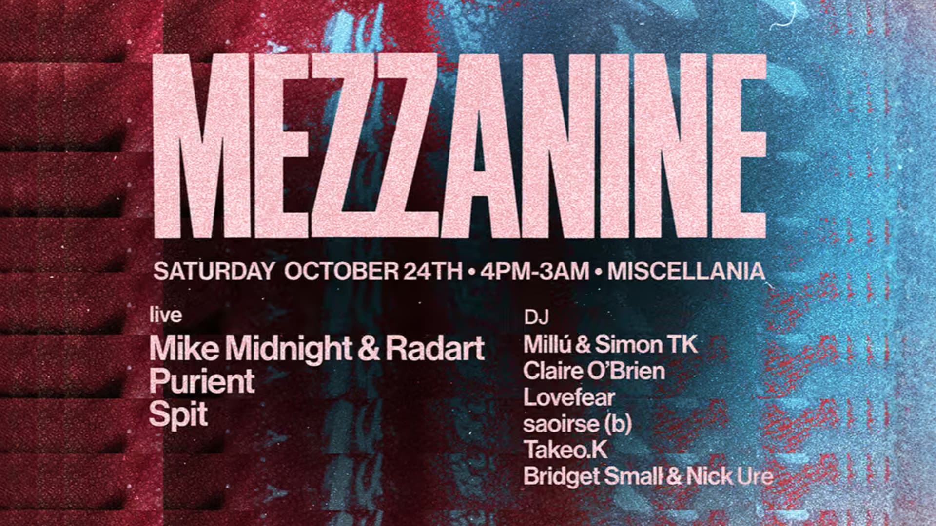 MEZZANINE flyer