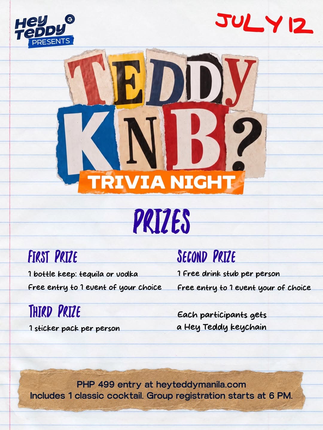 Teddy K N B flyer - image 2 of 3