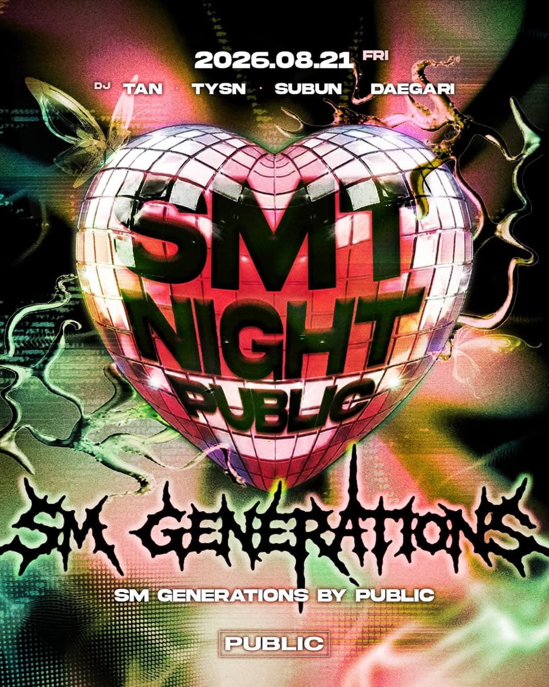 SMT NIGHT : SM GENERATION by PUBLIC flyer