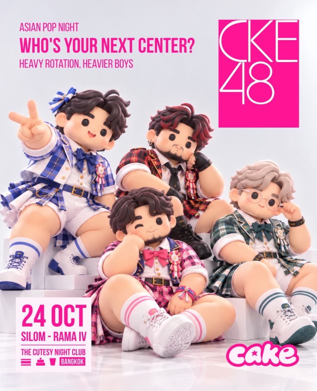 CKE48 — Who's Your Next Center? flyer