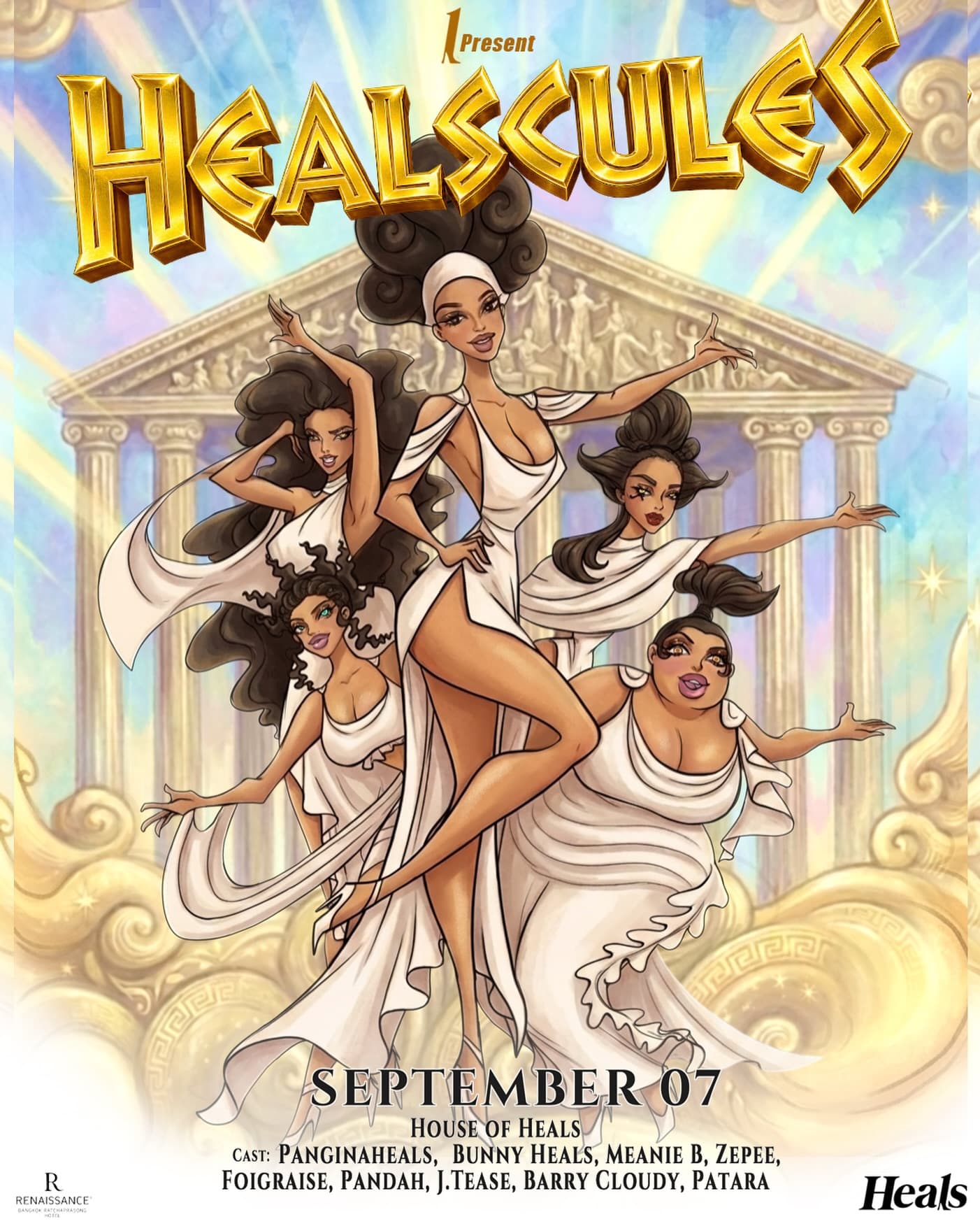 PANGINA HEALS presents HER MUSES: HEALSCULES flyer