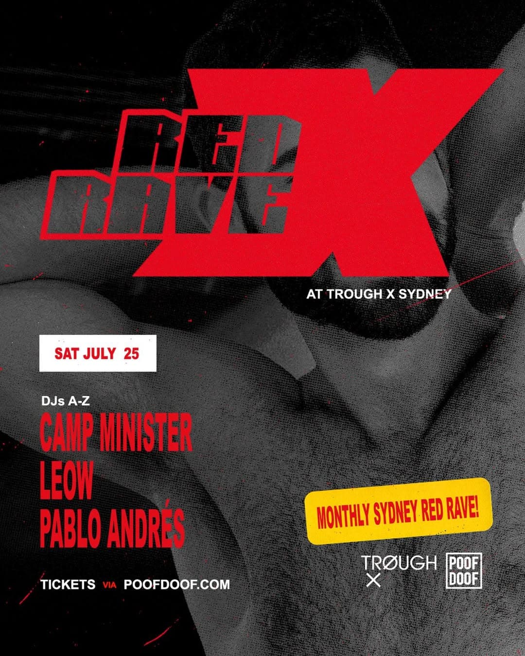 RED RAVE X Sydney flyer